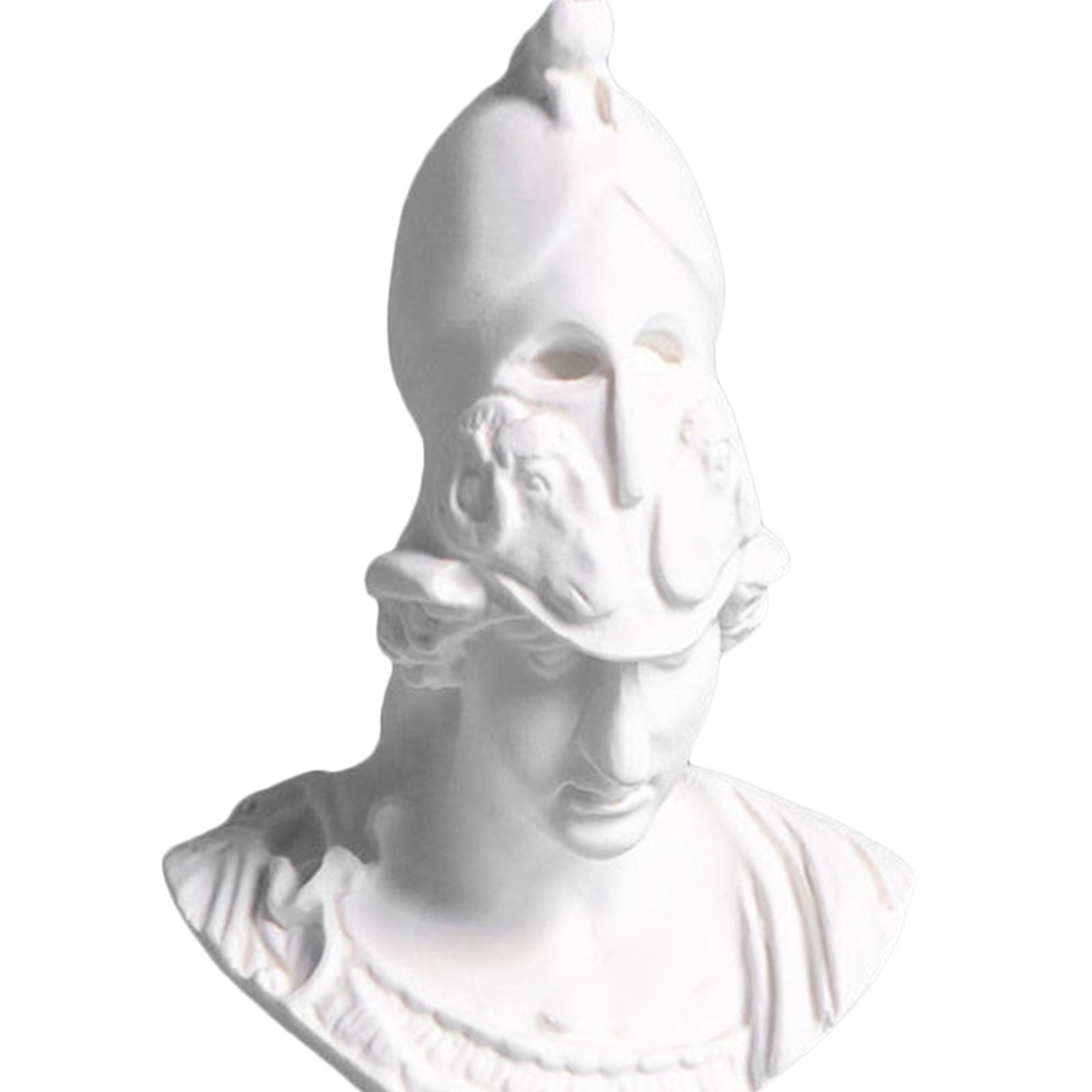 Greek Mythology Figurine Statue Retro Art Resin Sculpture Nordic Home Decor Athena