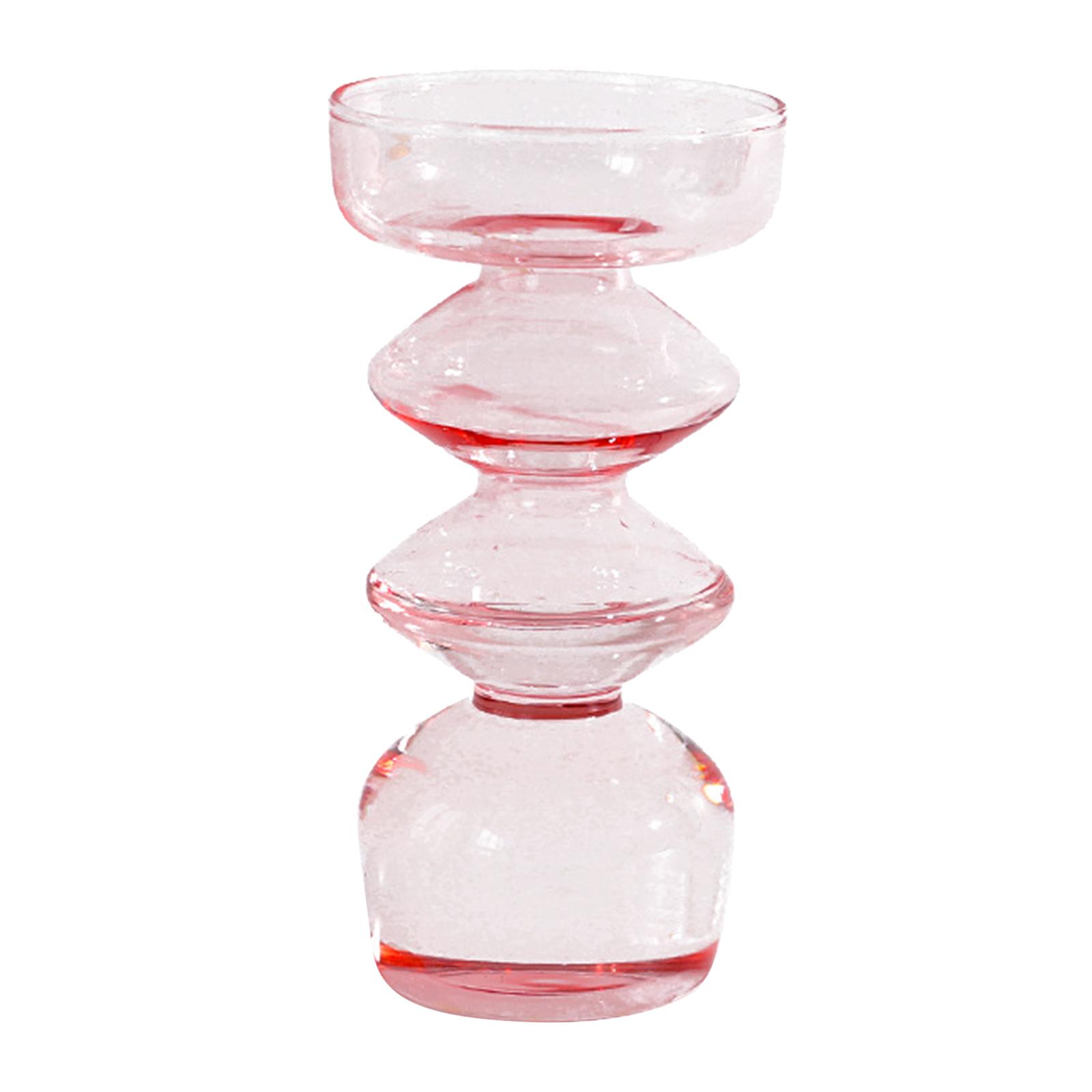 2pcs Modern Glass Flower Vase Table Hydroponics Terrarium Plant Holder