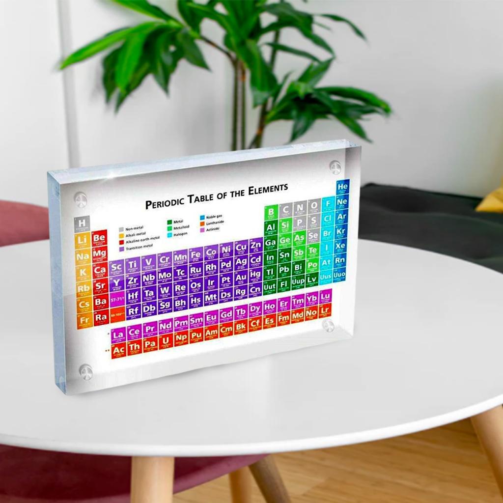 School Element Periodic Table Creative Science Chemistry Chart for Teaching 170x120x24mm