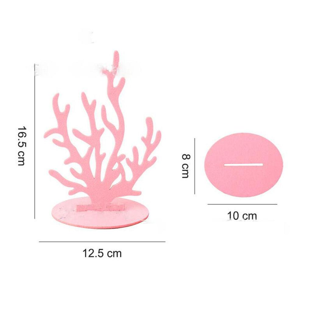 4 Pieces Ocean Mermaid Party Decoration for Baby Shower Decoration Supplies Pink