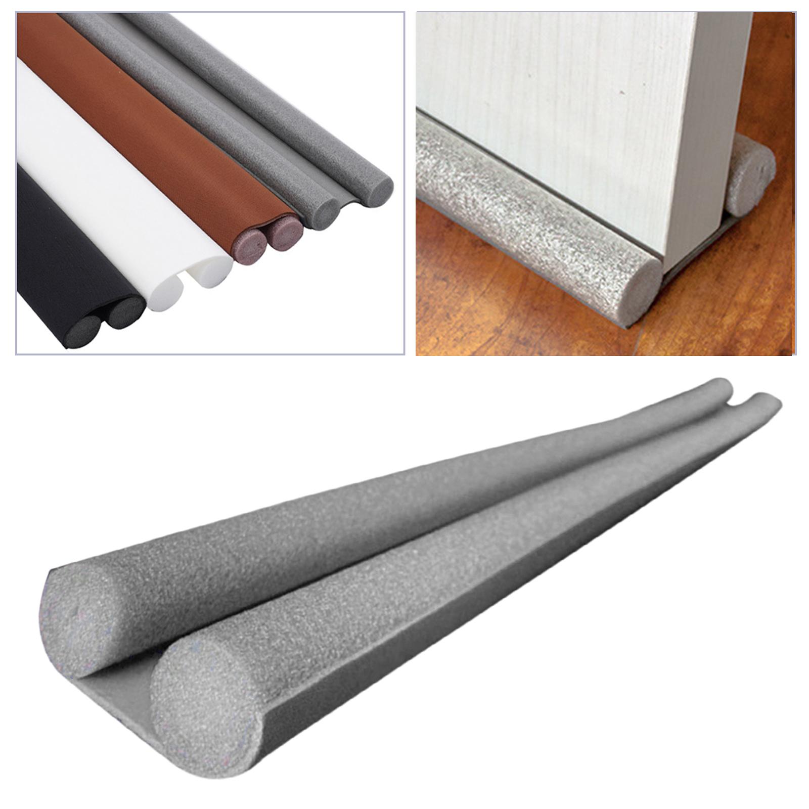 Door Draft Stopper Blocker Noise Proof Weather Stripping Doorstop Grey