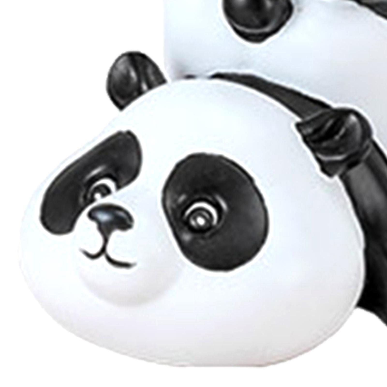 2x Resin Panda Statue Sculpture Ornament Decoration  
