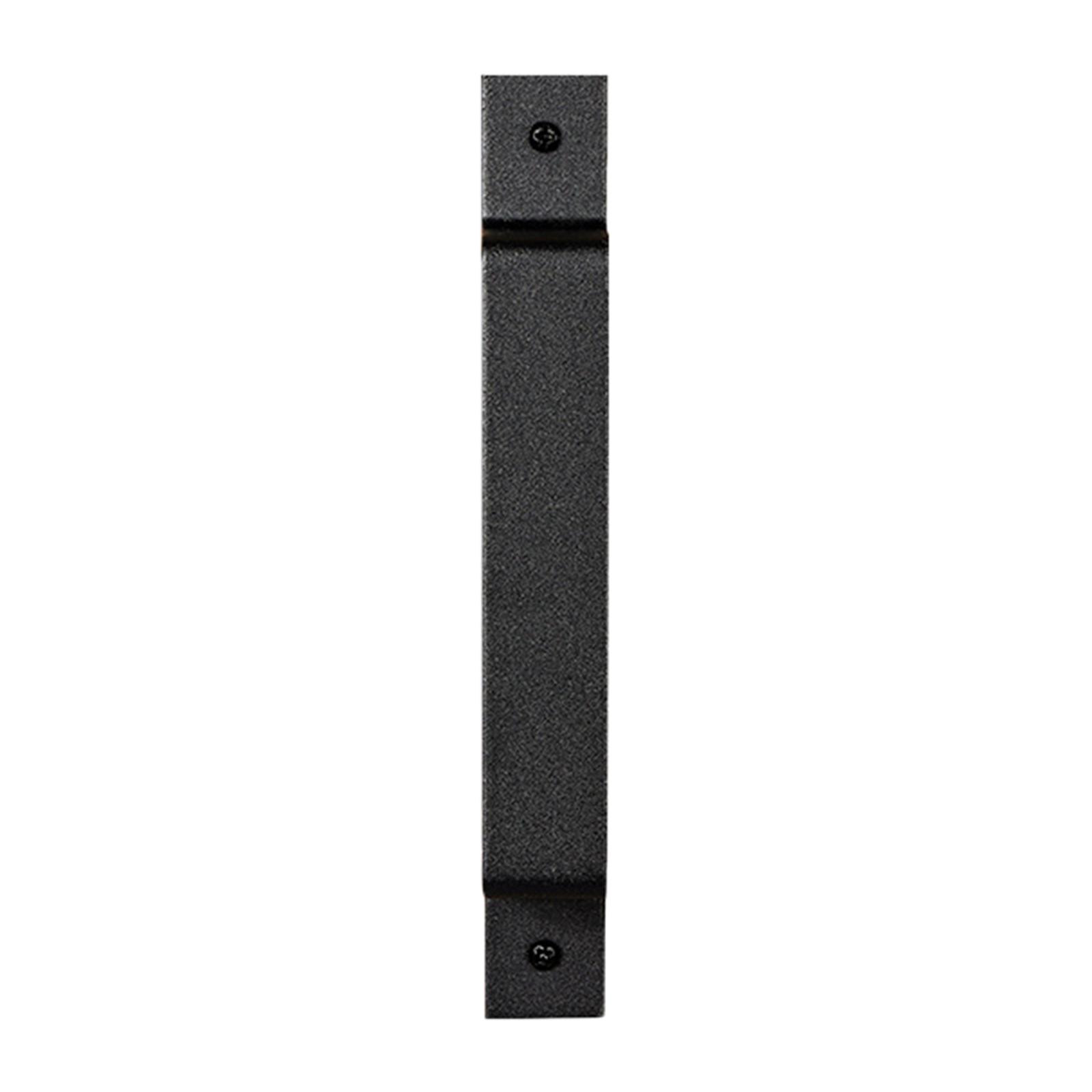 Carbon Steel Barn Door Handle with Screws for Living Room Kitchen Shed