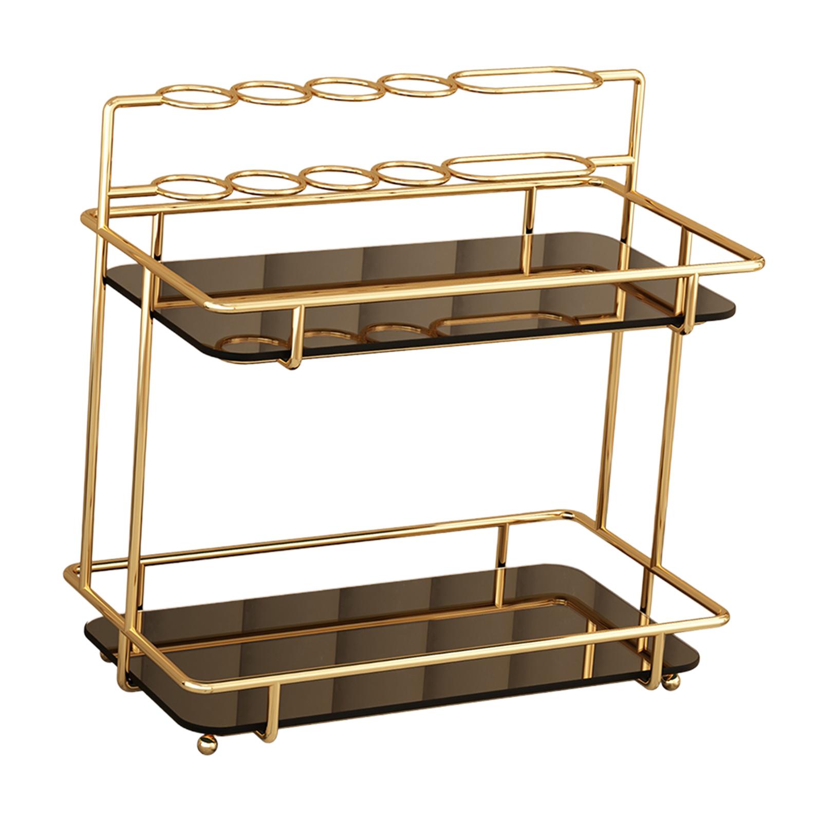 Bathroom Countertop Organizer Anti Slip for Makeup Brushes Counter Tabletop