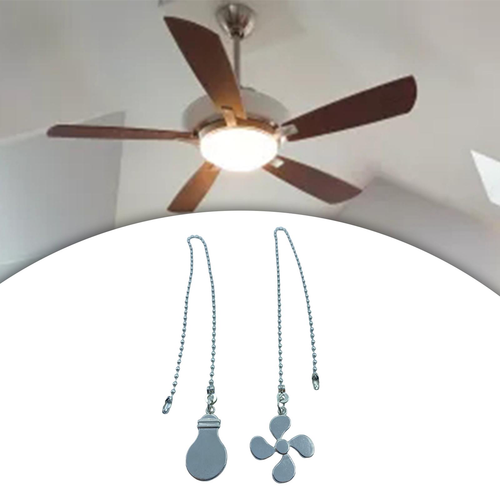 Ceiling Fan Pull Chain Ornaments Fan Extension Chain for Lamp Ceiling Fan style D