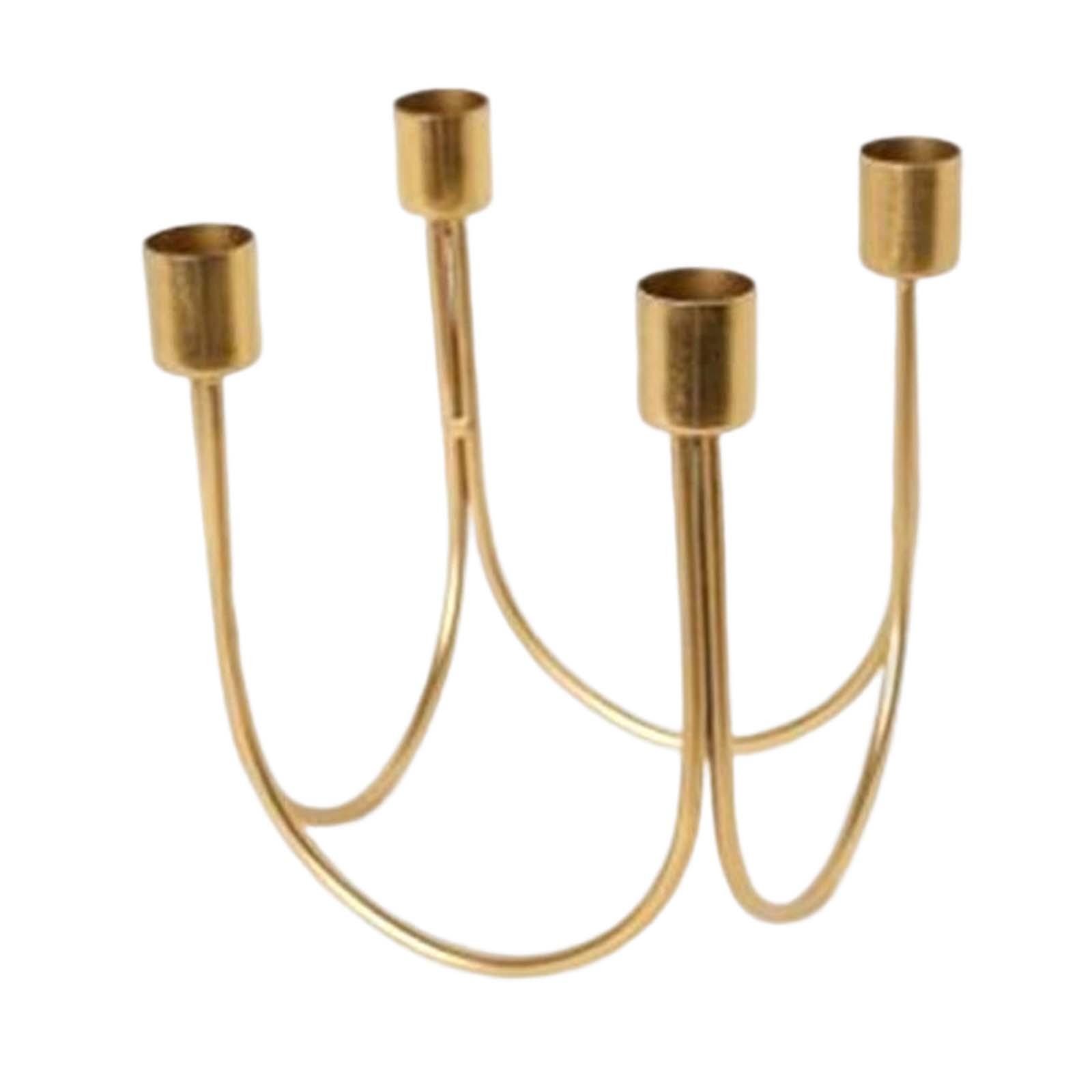 Metal Candlestick Candelabras Livingroom Home Fireplace Taper Candle  