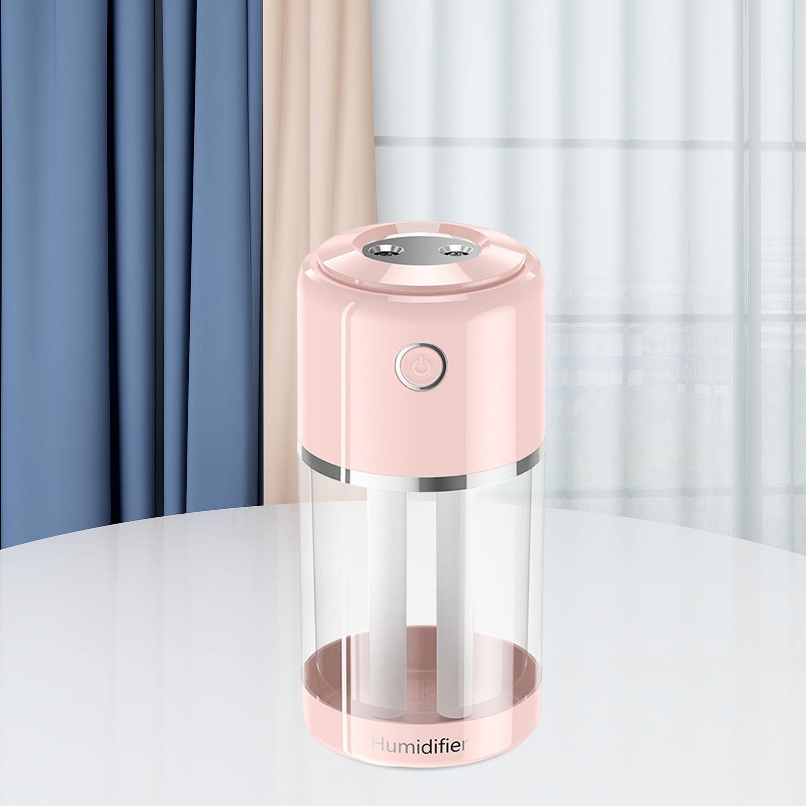 Household Humidifier Large Capacity Quiet for Household Bedroom NightStand Pink