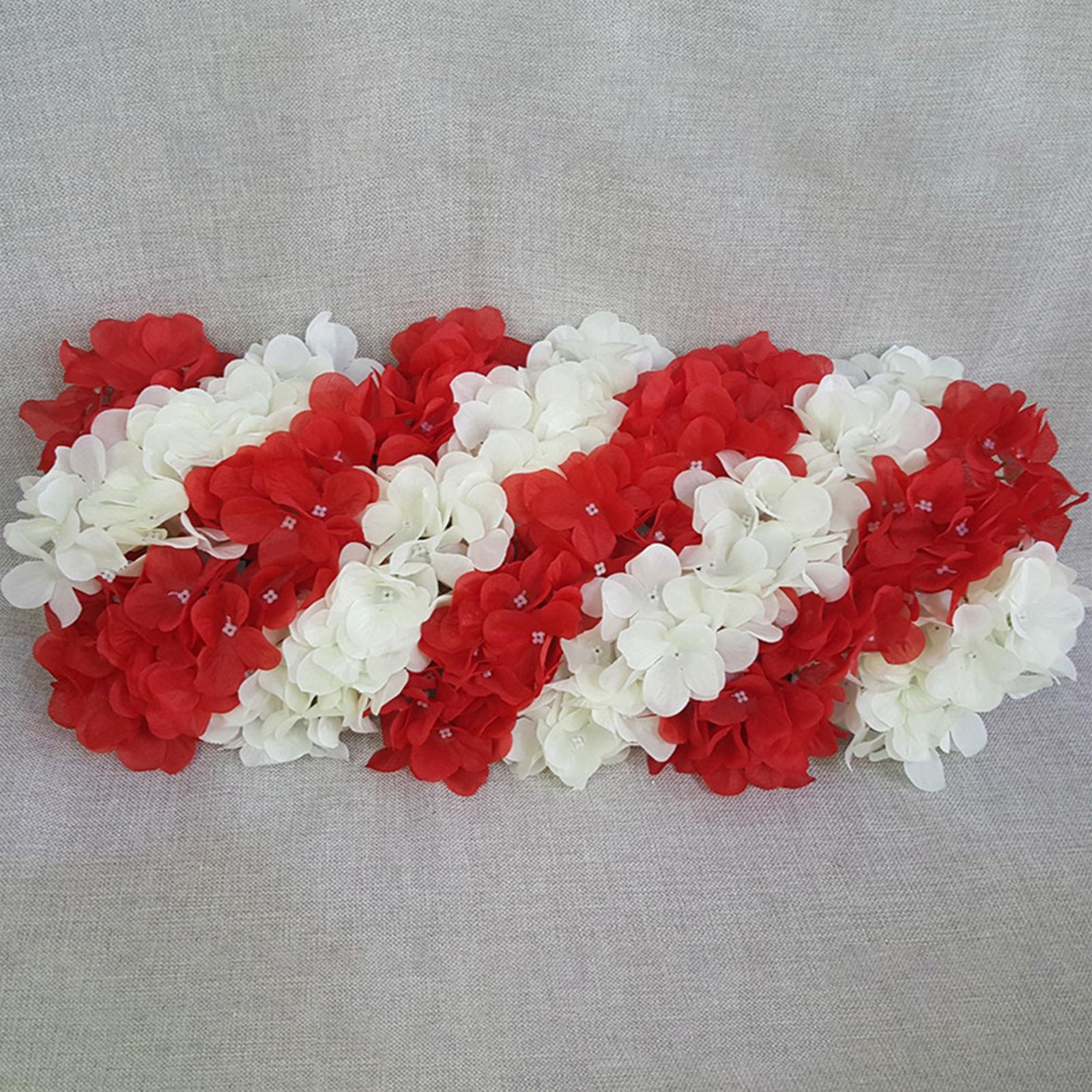 Wedding Dining Table Flower Centerpiece Arch for Wall Background Stage Party Red