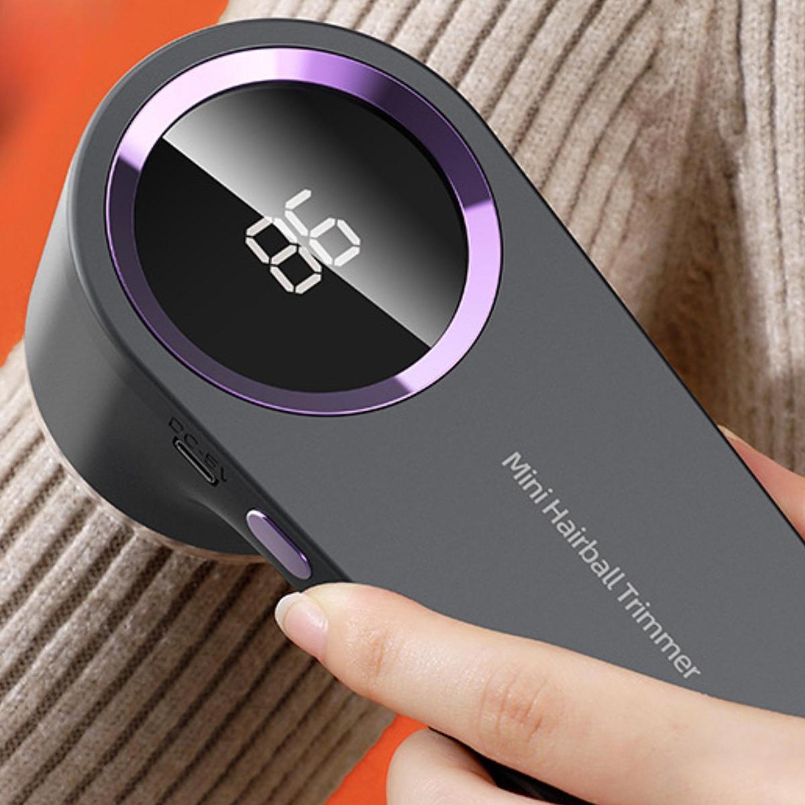 Sweater Defuzzer Large Capacity Clothes Defuzzer for Curtain Sweater Blanket Gray