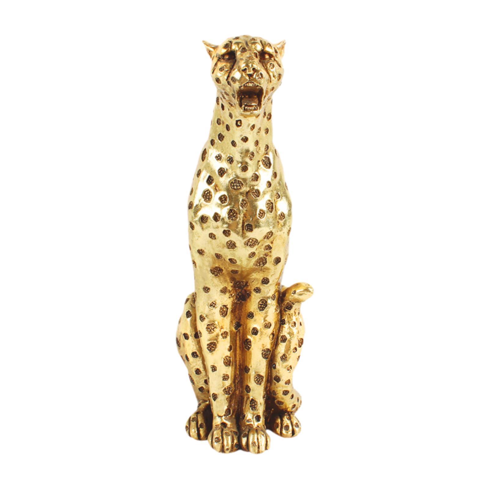 Gold Cheetah Figurine