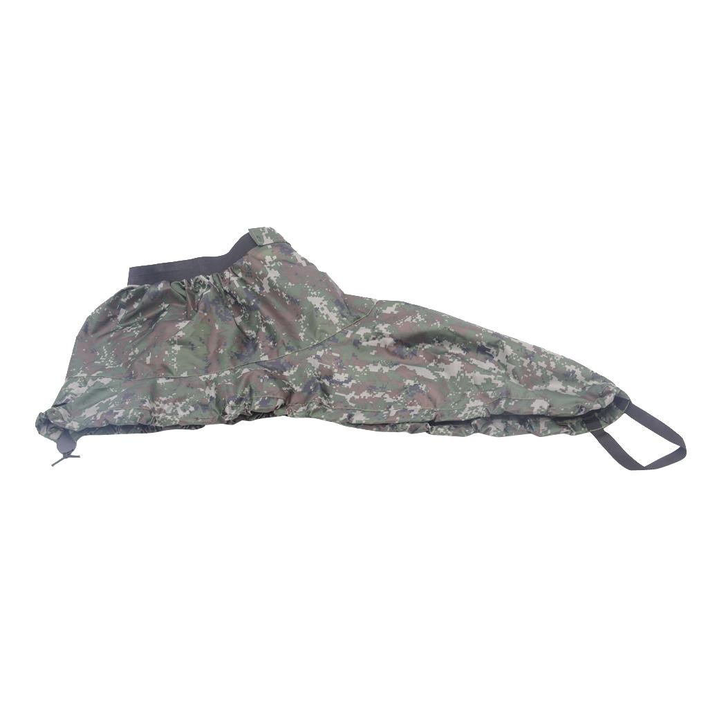 Universal Adjustable Kayak Spray Skirt Deck Sprayskirt Cover Digital Camo