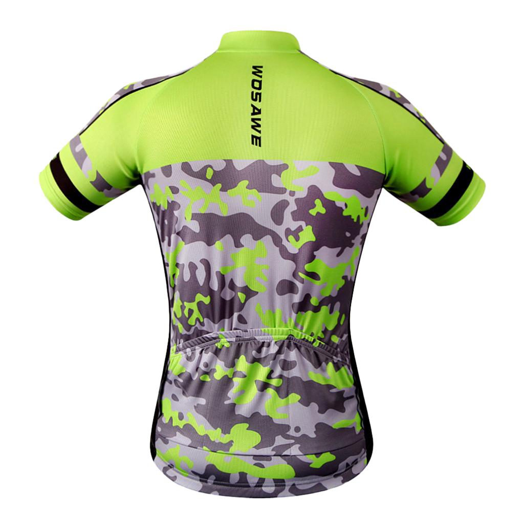 Mens Cycling Short Sleeve Jersey Top Bike Bicycle Sports ...