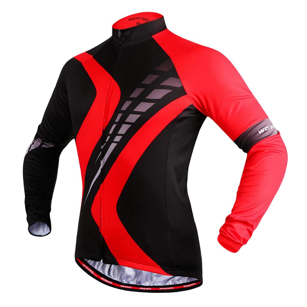 Herren Langarm Radtrikot Set Fahrrad Trikot Jersey