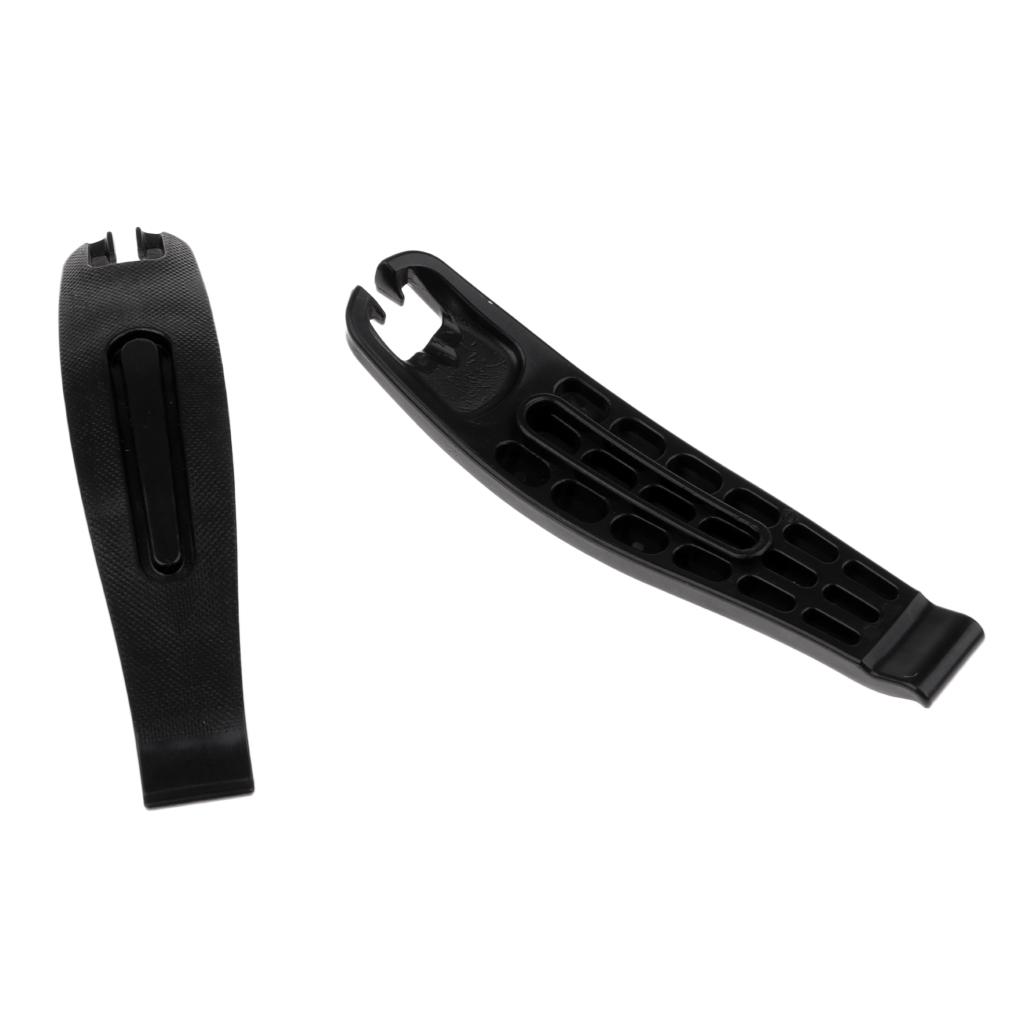 2Pcs Bicycle Tire Tyre Lever Bike Cycling Repair Opener Breaker Tools Black