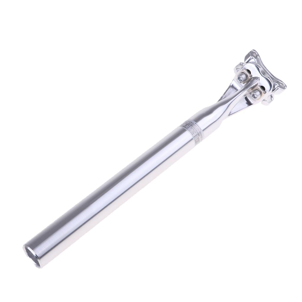 Bicycle Hollow Seatpost MTB Road Bike Bicycle Suspension Seatpost Silver