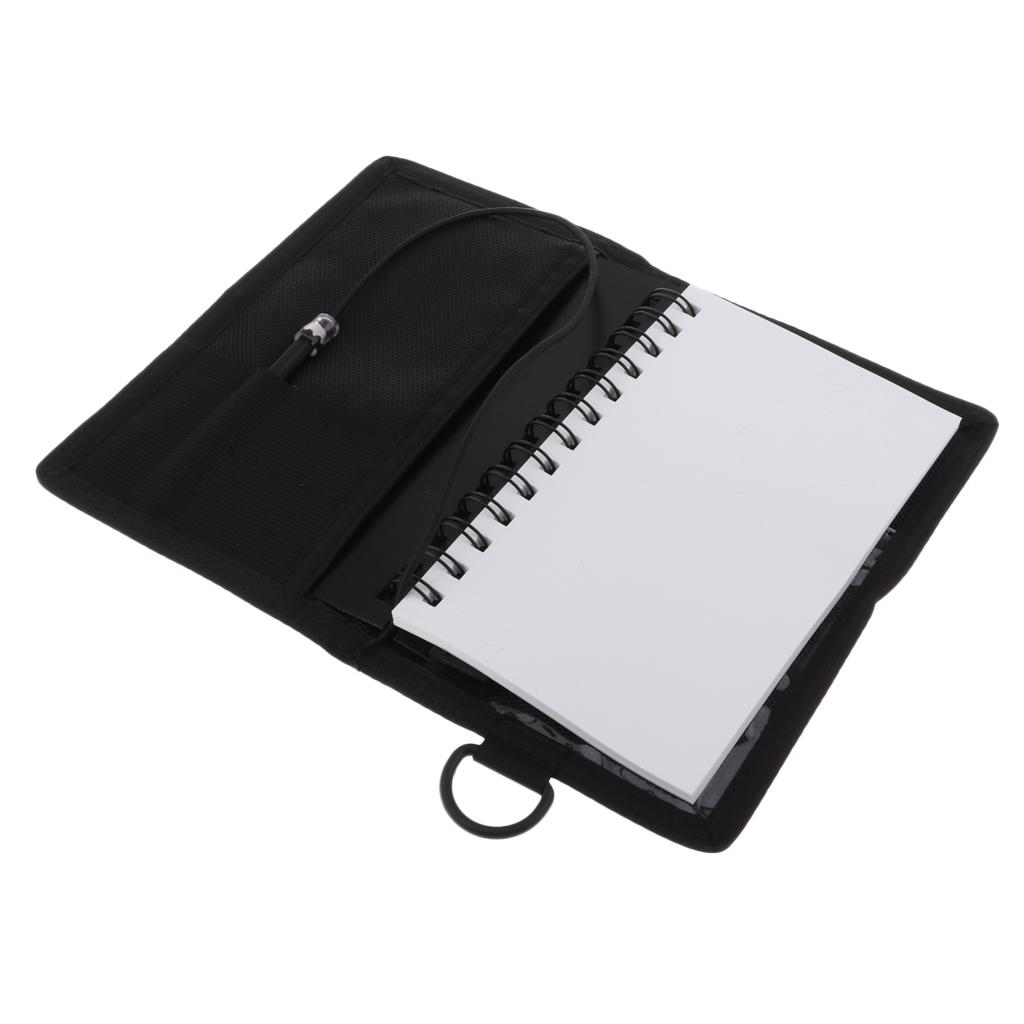 Scuba Diving Writing Board Underwater Slate Gear with Pencil Clip