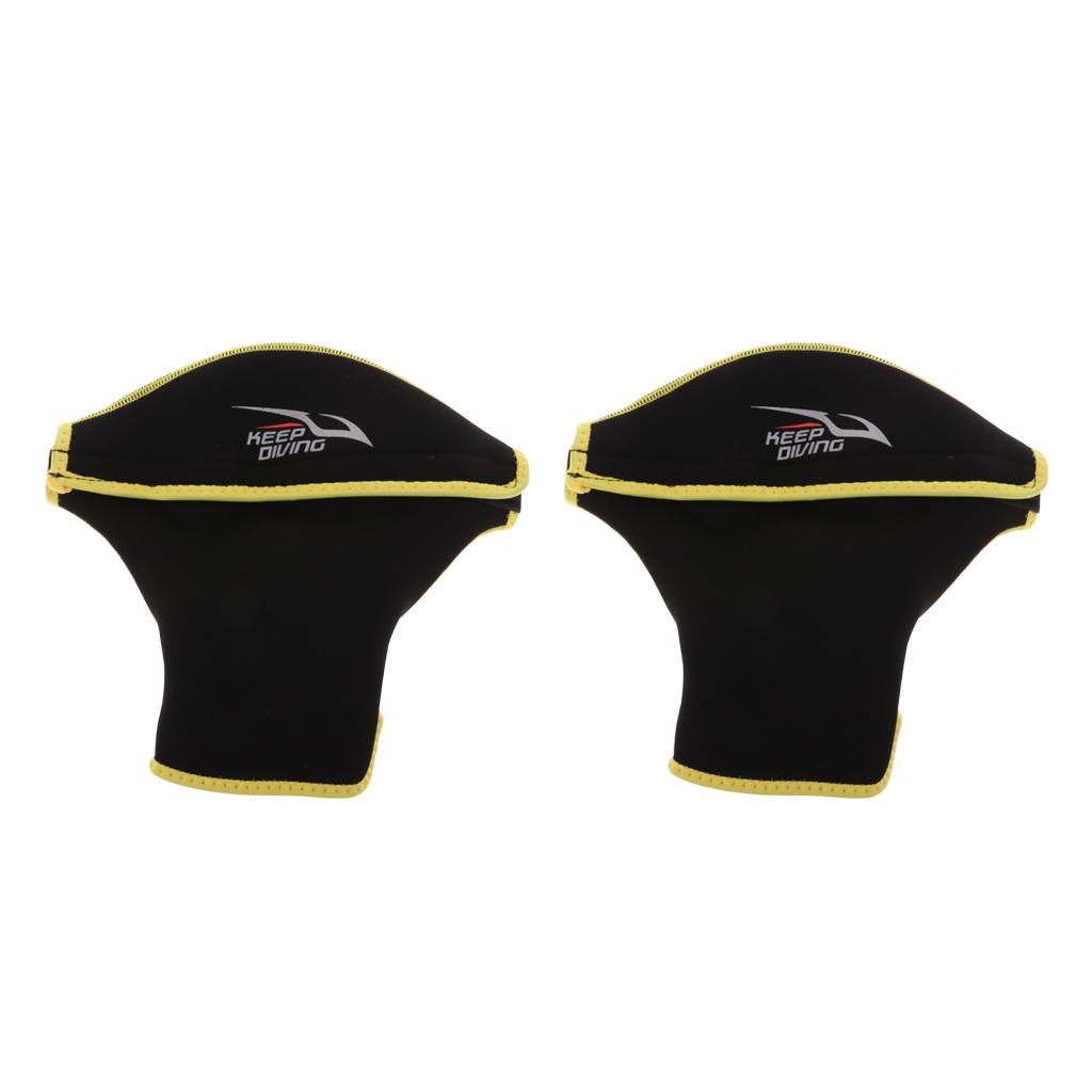 Neoprene Kayaking Glove Hands Covers Paddle Gloves Mitts Black Gold