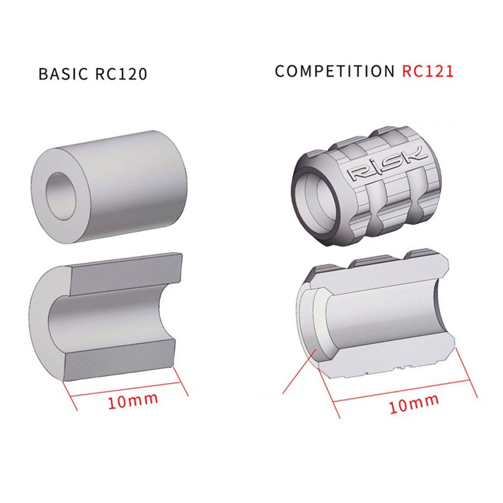 6xBike Cable Sleeve Shifter Brake Cables Frame Protector Cover Wrap Red