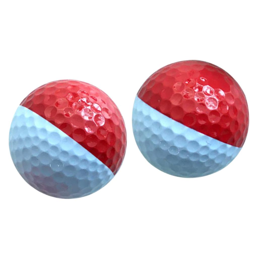 2pcs Golf Ball for Match Practice Play Golfer Gift 