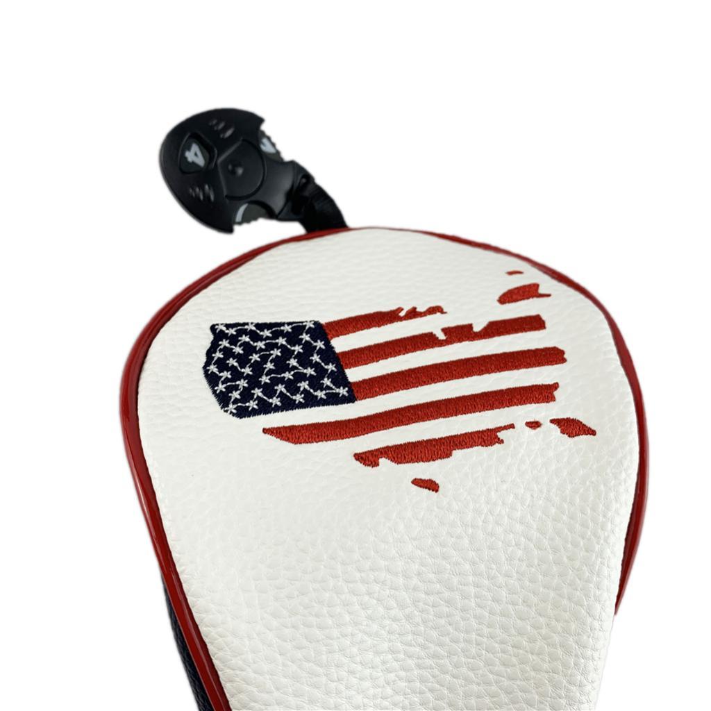 PU Golf Woods Headcover 460cc Driver Waterproof Wood Head Cover Protector