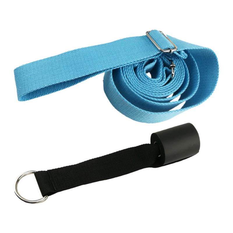 Ballet Stretch Band Leg Door Stretching Strap Dance Stretcher Light Blue