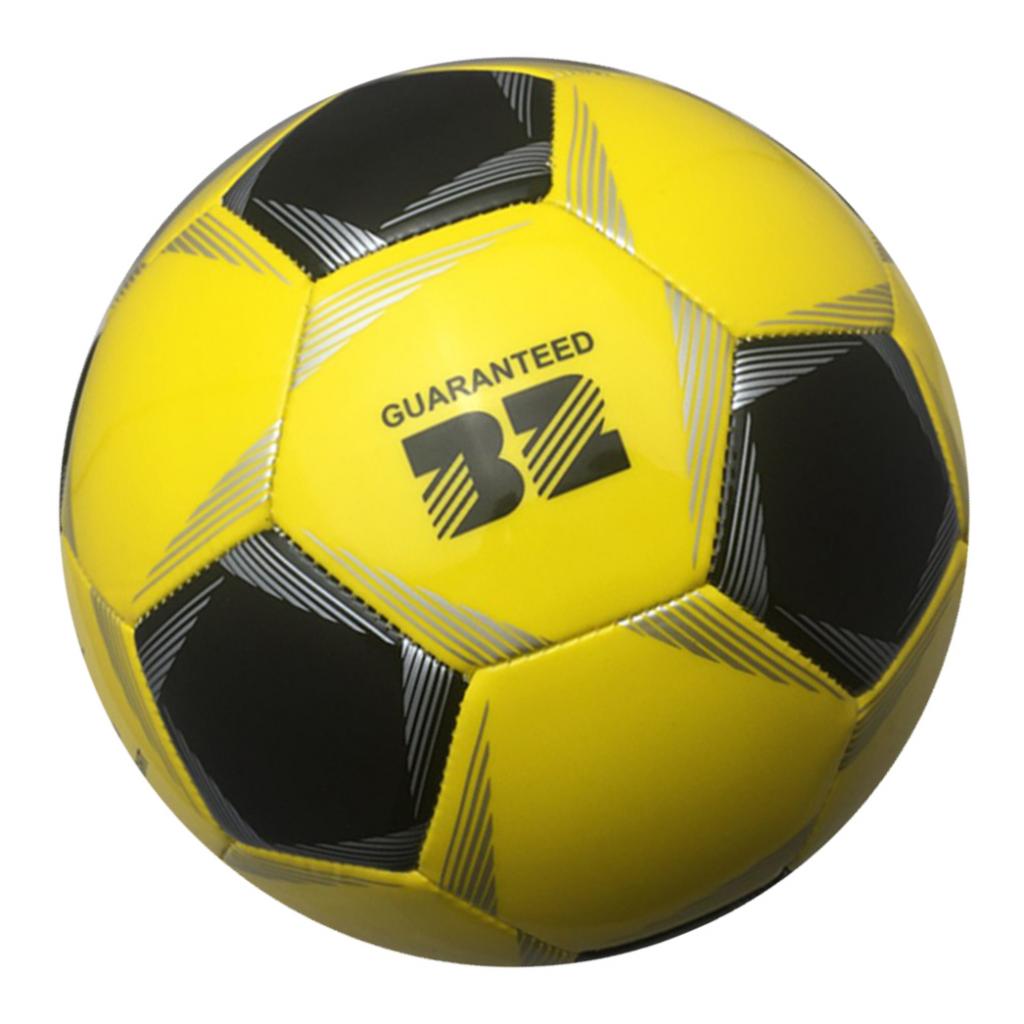 Official Size 4 Kids Football Soccer Ball for Unisex Boys Girls Yellow