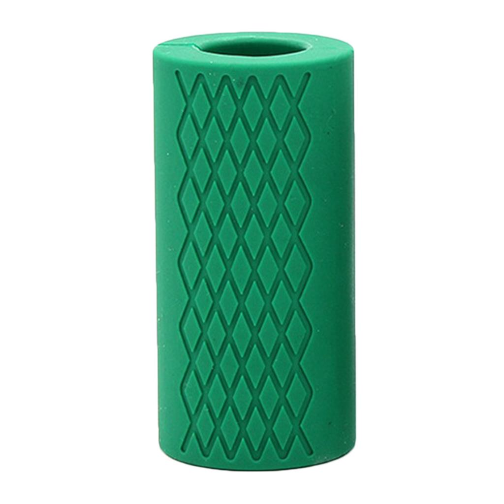 Dumbbell and Barbell Grips Silicone Grips Green