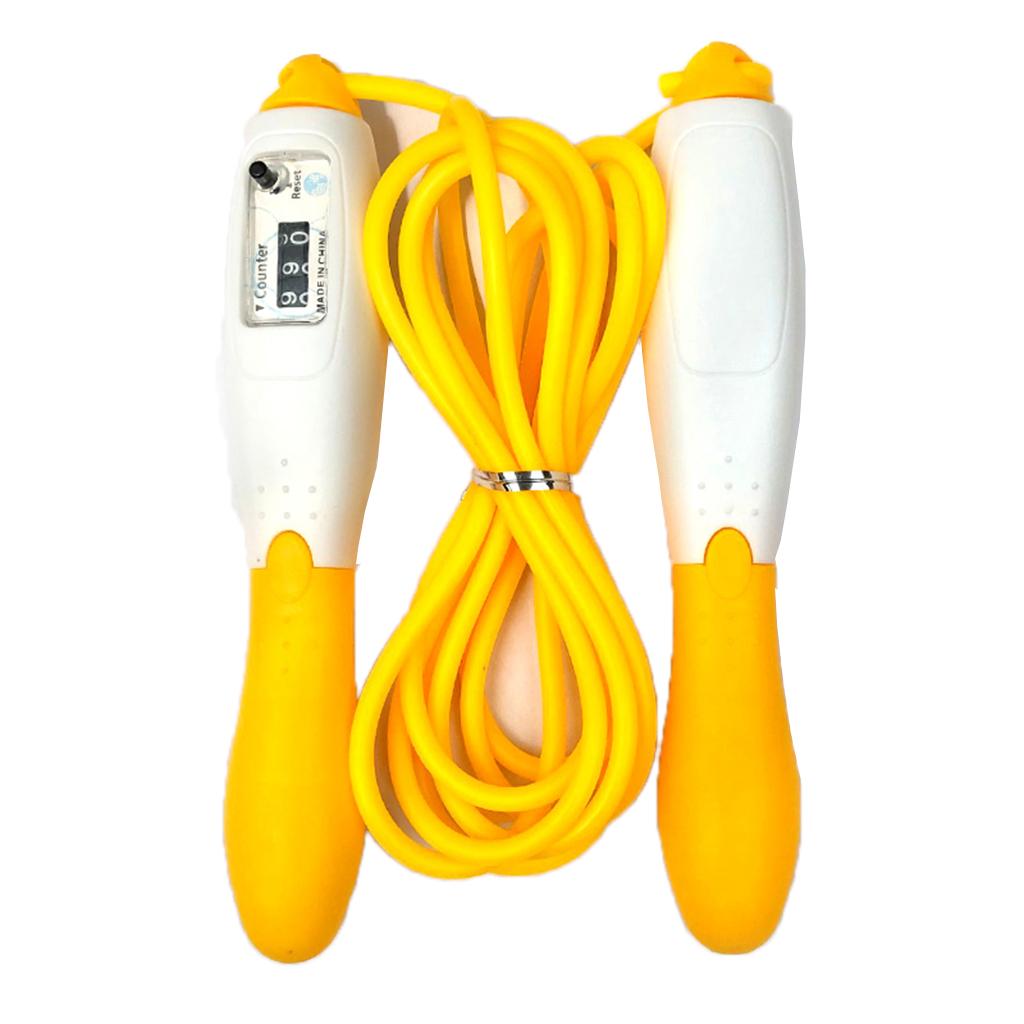 Jump Rope Adult Fitness Skip Rope Professional Sports Training Rope Yellow