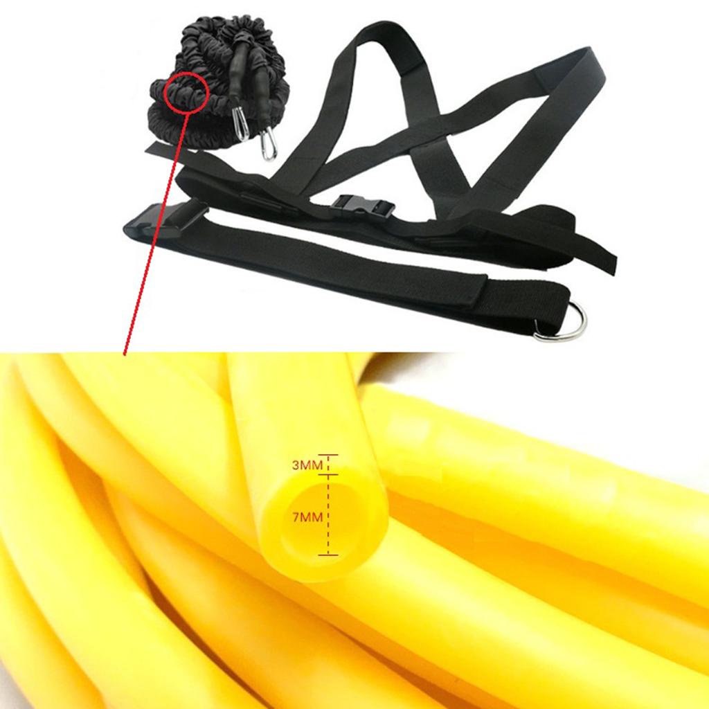 Shoulder Harness  Pull Sled Drag Power Speed Weight Training  Strap 3Meters