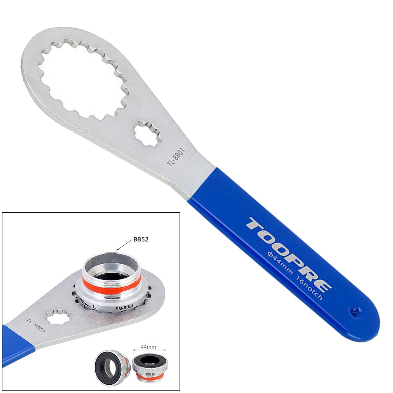 2xSolid Bike Bottom Bracket Wrench Alloy 16-Notch Removing Spanner TL-BB01