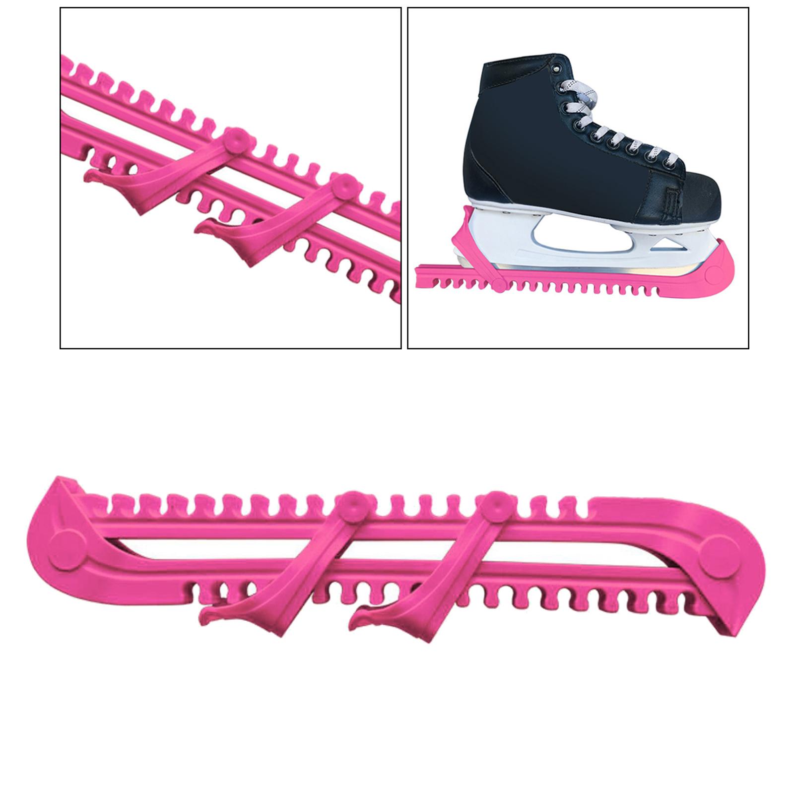 Universal Skates Blade Guard Ice Protection Off Ice Protector Guard Pink