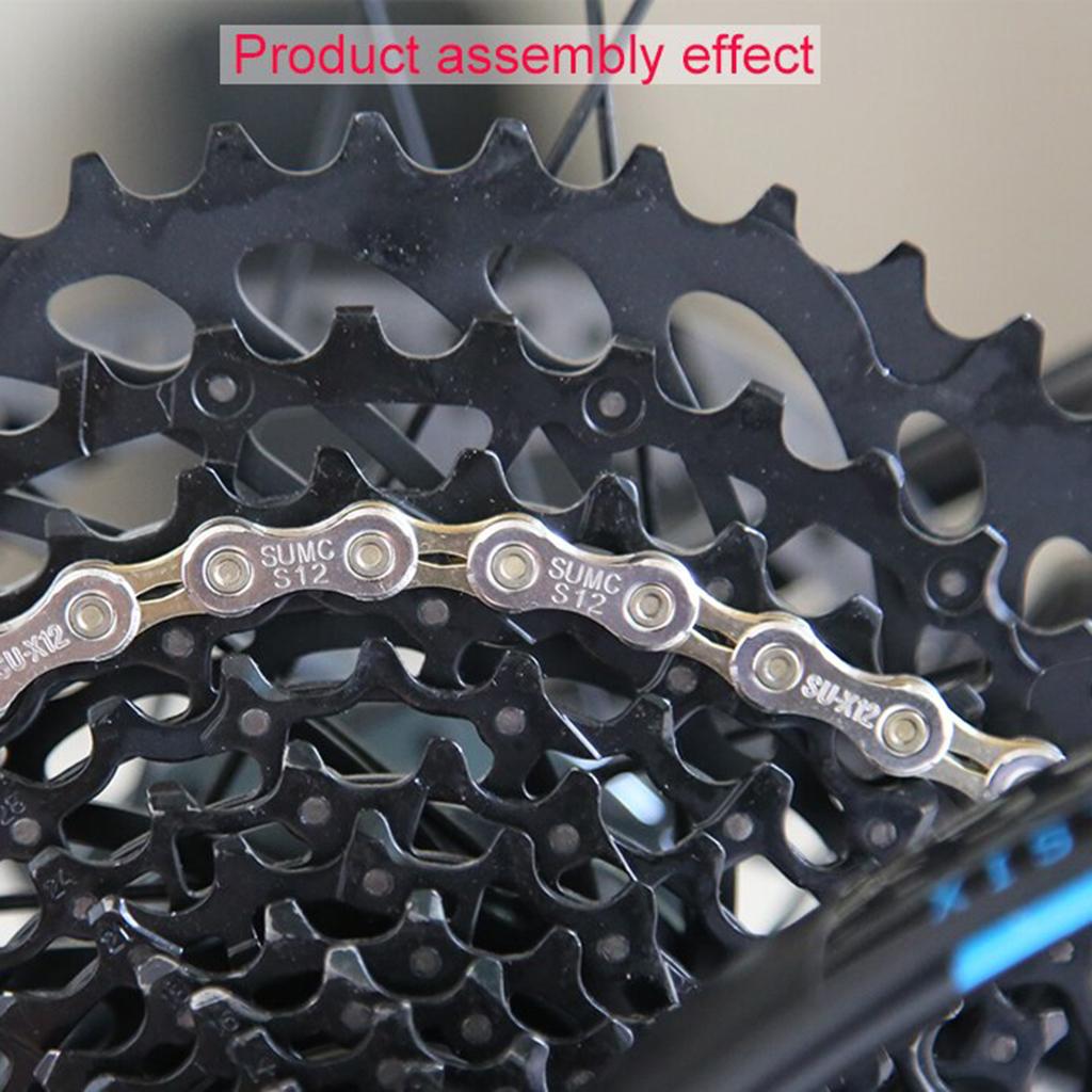 Steel Bike Chain Road Bicycle Repair Chains Link Replacement Gray 9S