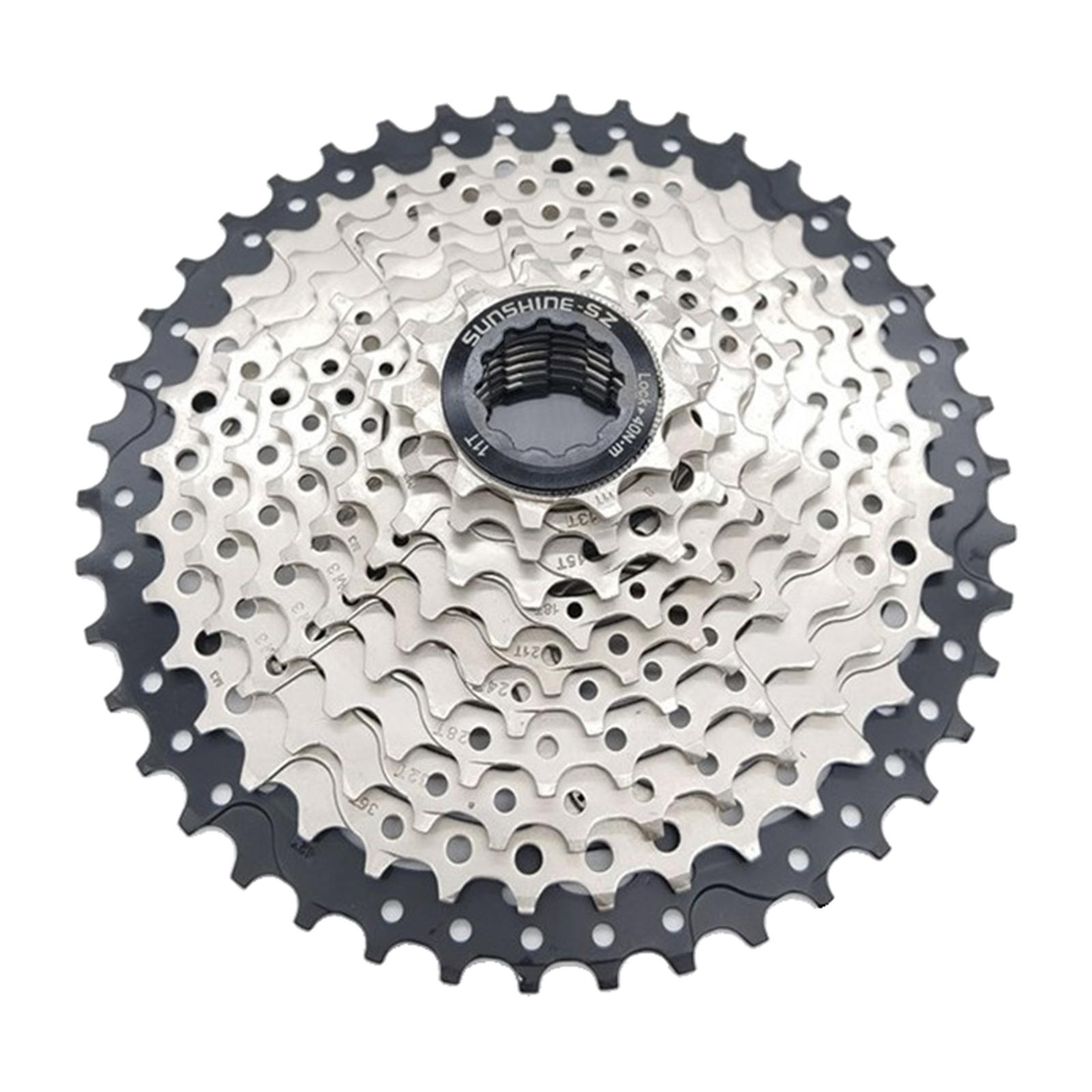 8-12s MTB Bike Cassette Flywheel Bicycle Freewheel 10S 11-42T Black