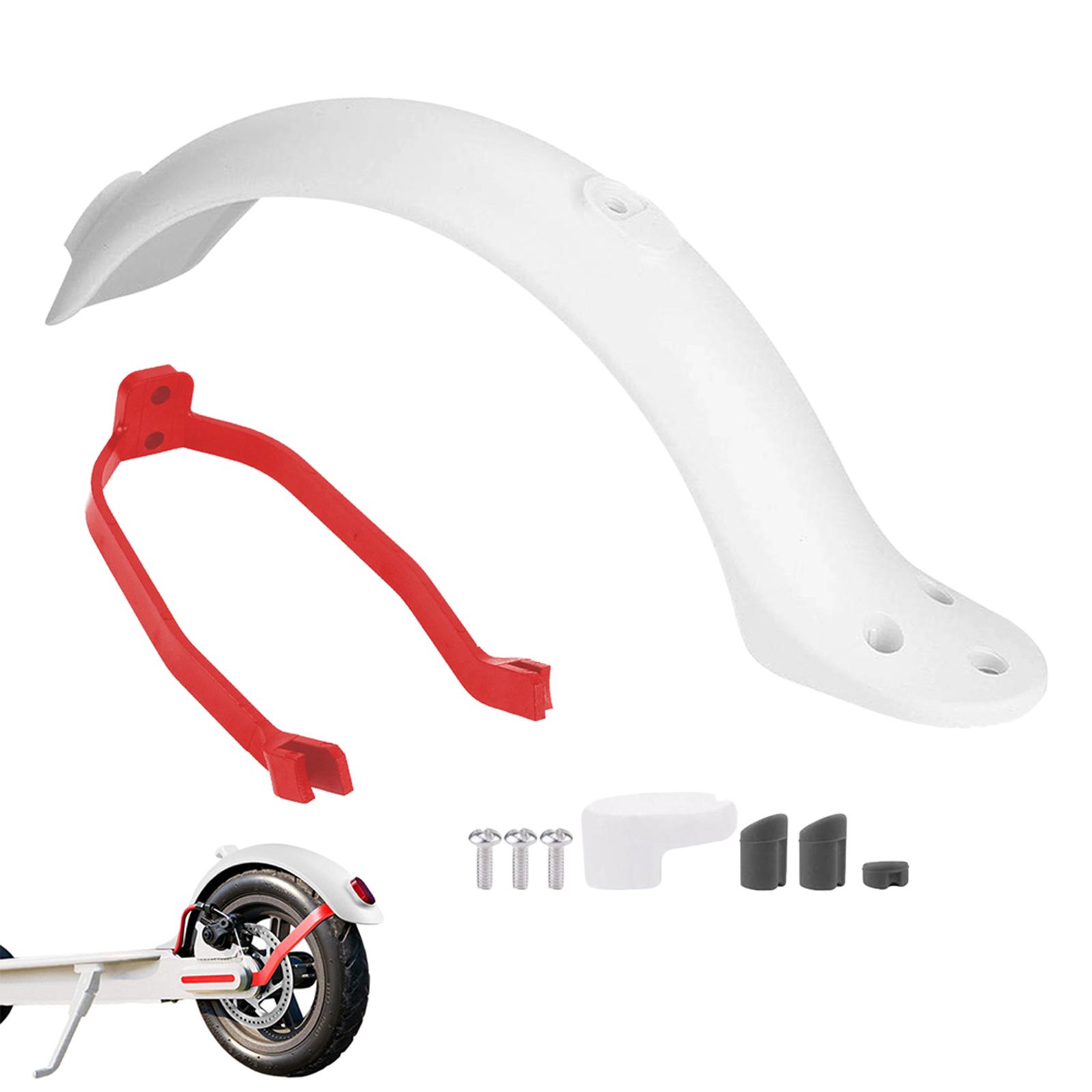 Durable Electric Scooter Rear Mudguard M365 Blocker Fender Replacement White