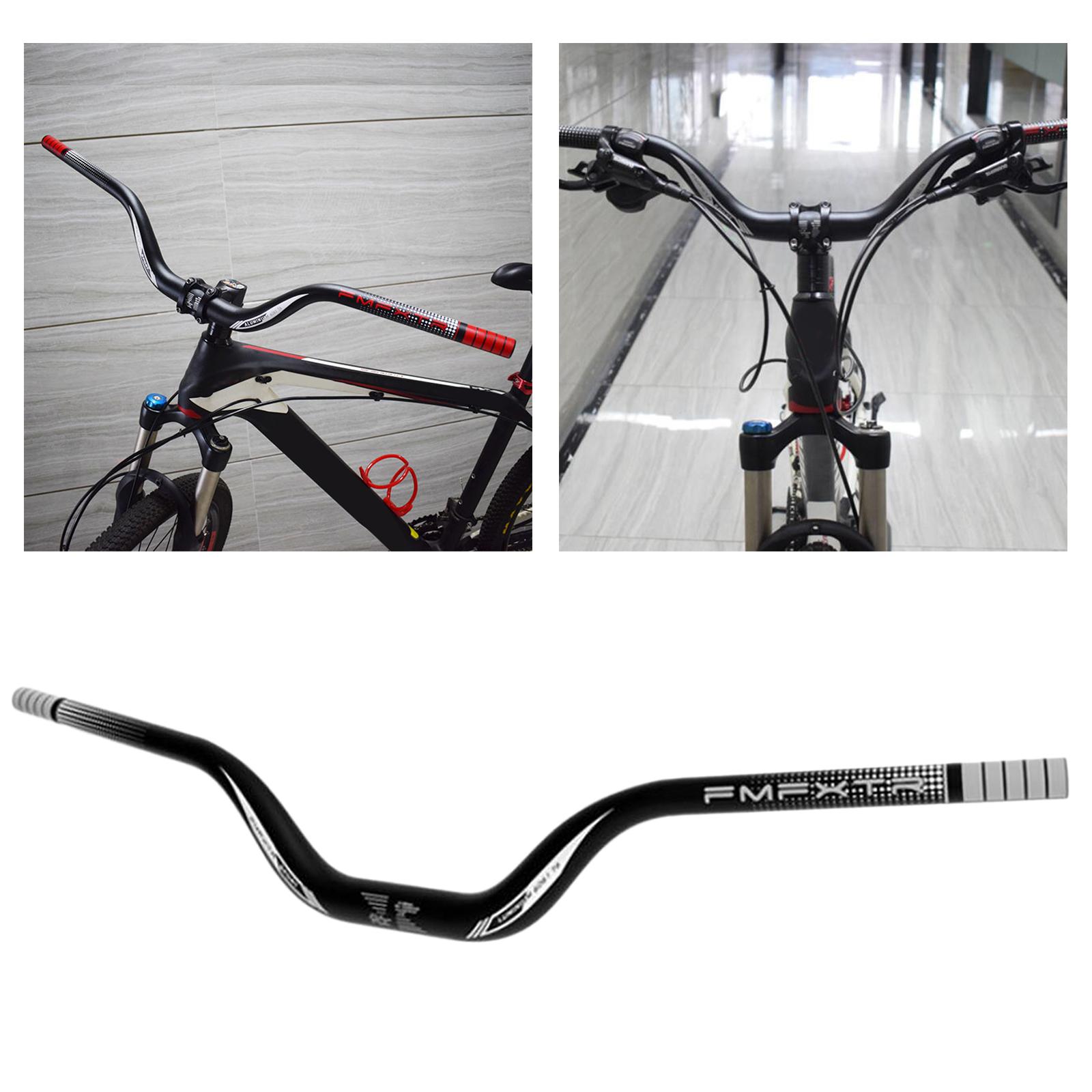 Mountain Bike Handlebar 31.8mm Extra Long Riser Bar 720mm Silver