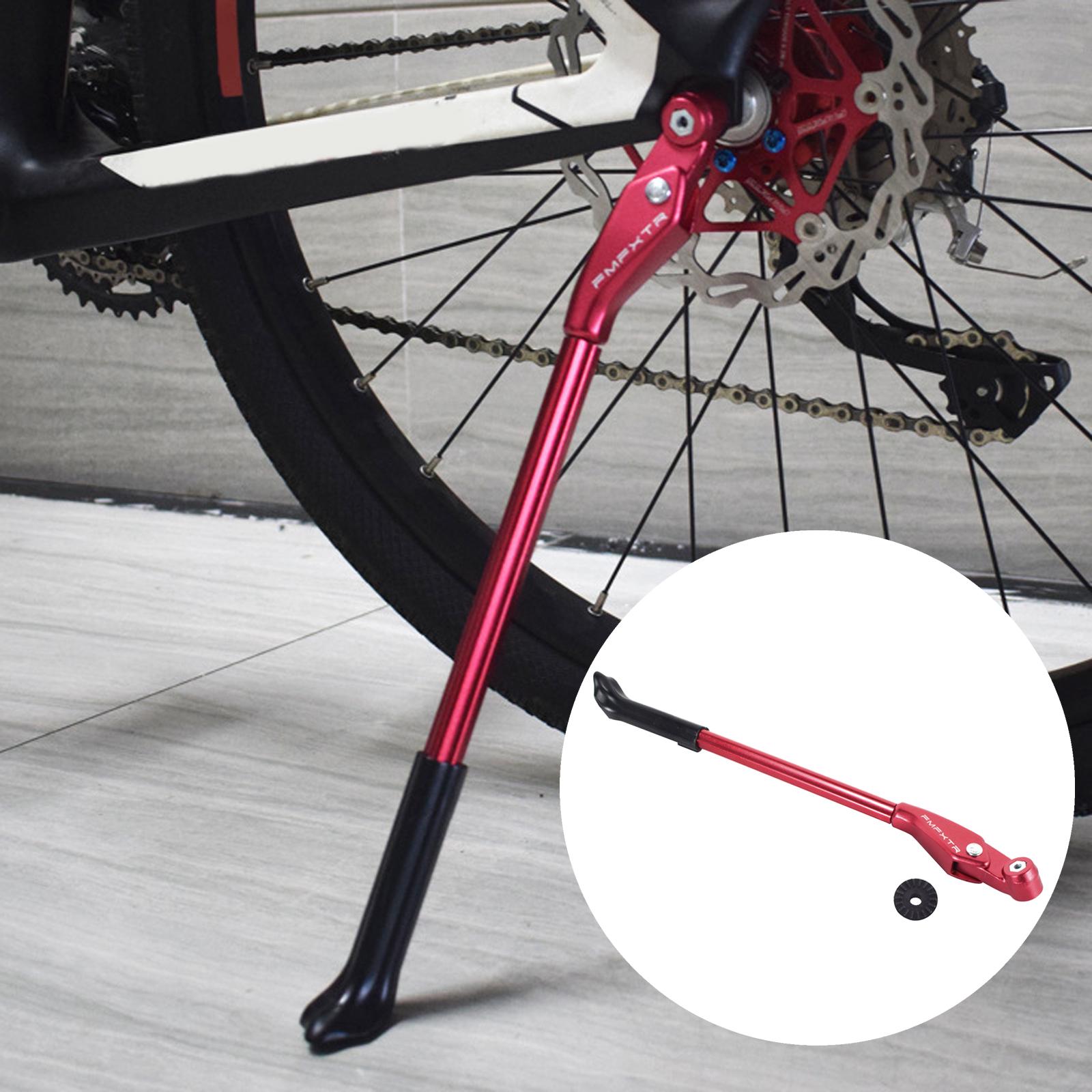 Adjustable Bicycle Kickstand Fit 26-29" Wheel Mountain Kick Stand MTB  red