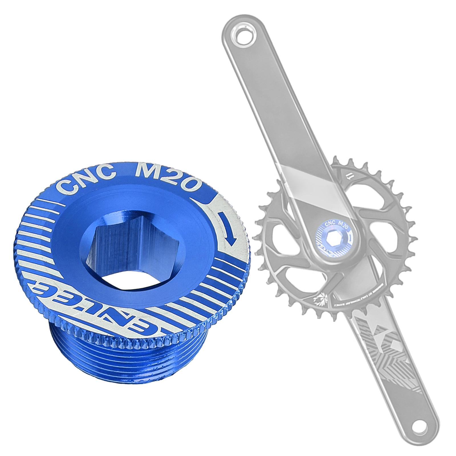 Lightweight Crank Cover Screw Crankset Bolt for Shimano Bike Cycling Blue