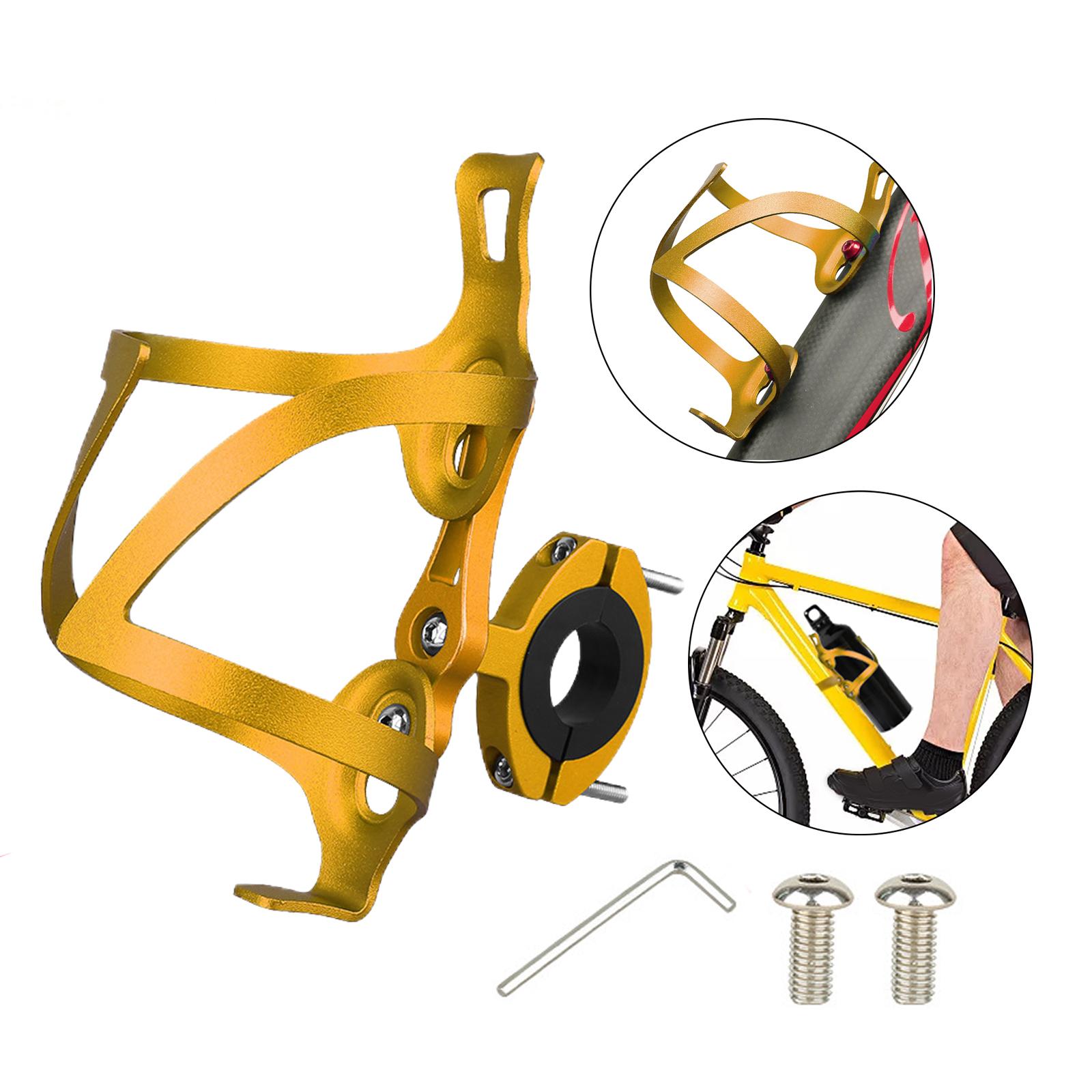 Aluminu Alloy Drink Water Bottle Cage Holder for Mountain Bike gold