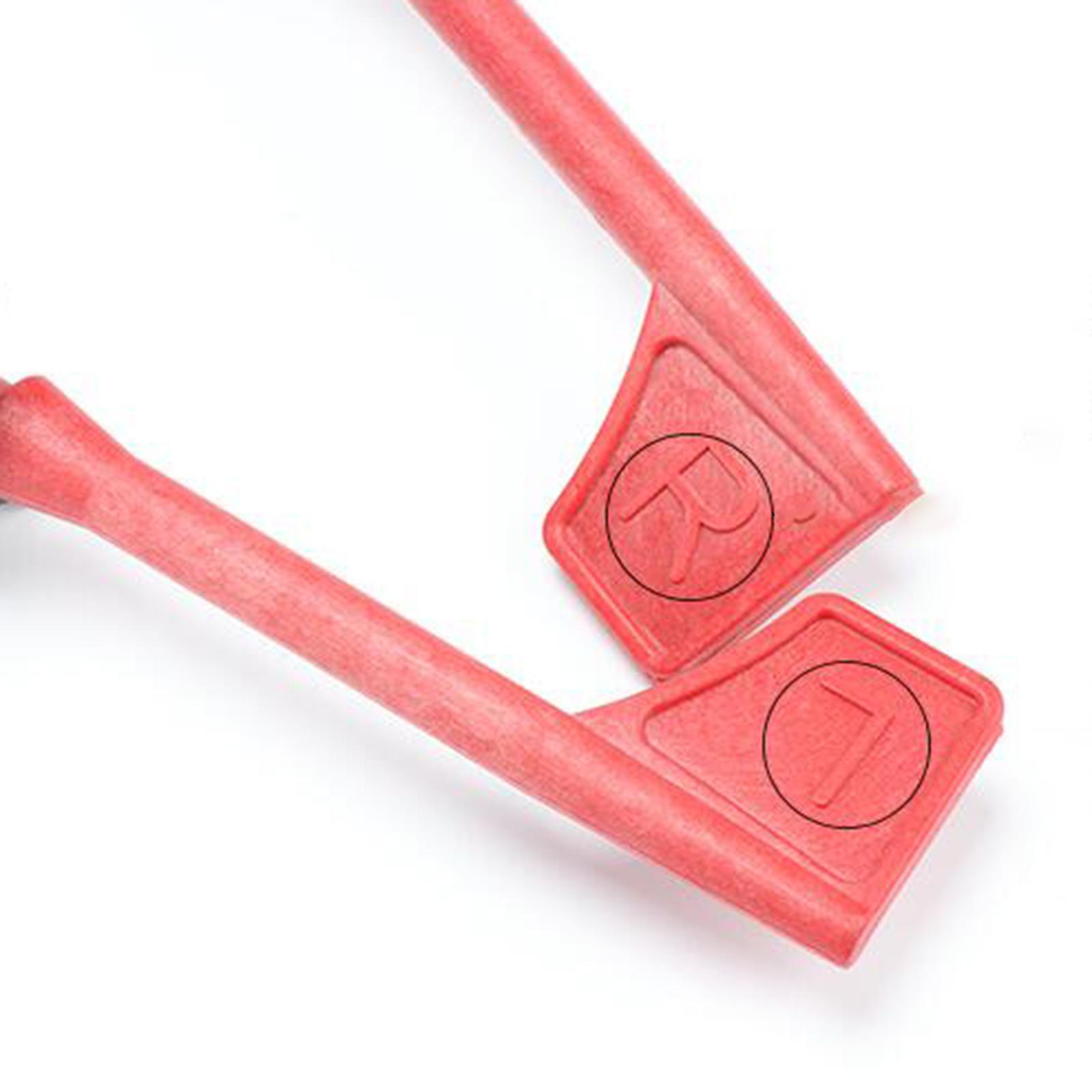 2x Universal Kayak Foot Braces Pedals Adjustable Black 20 Inches with Lock