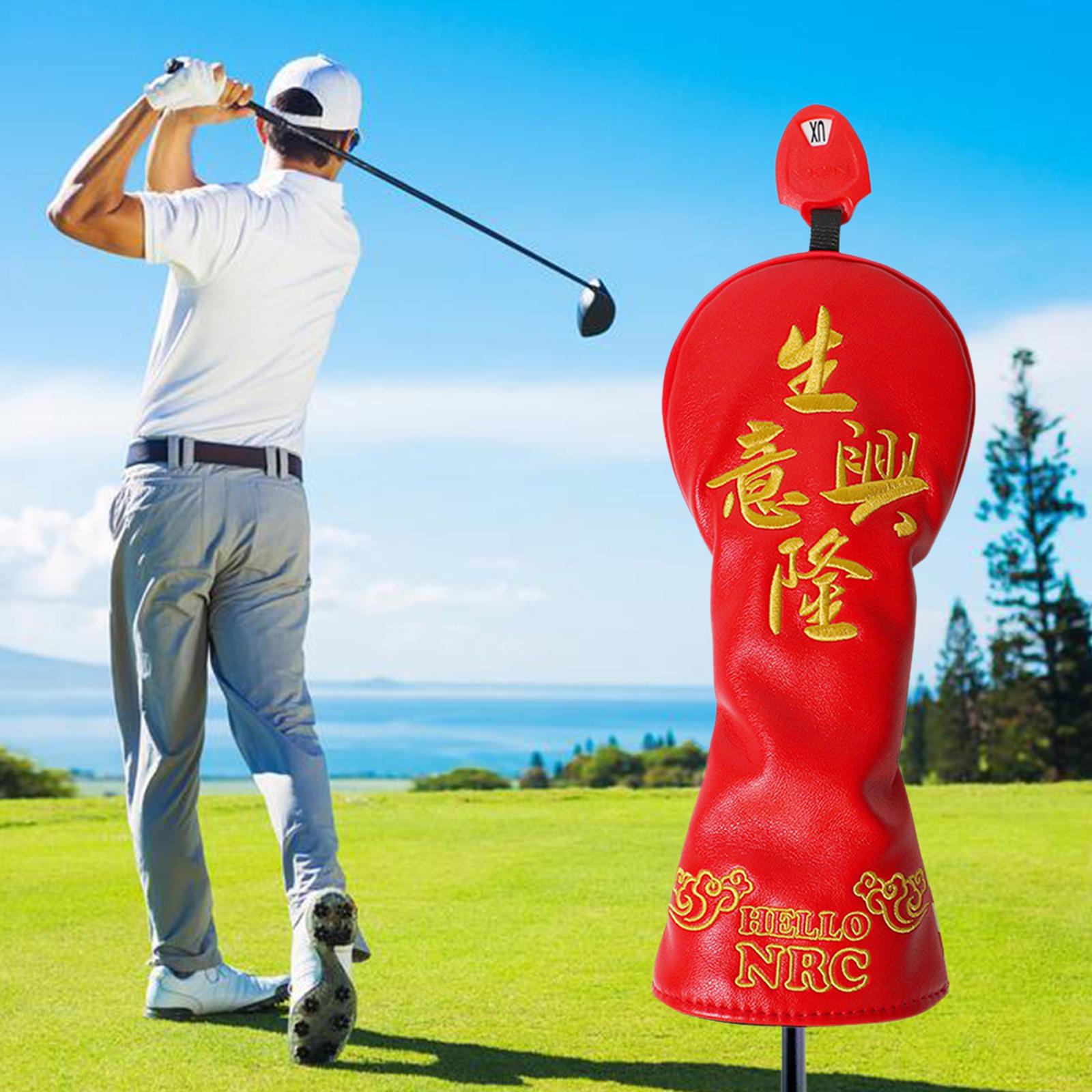 Golf Club Head Cover Fleece Lining Waterproof Universal Golf Wood Headcover  UT