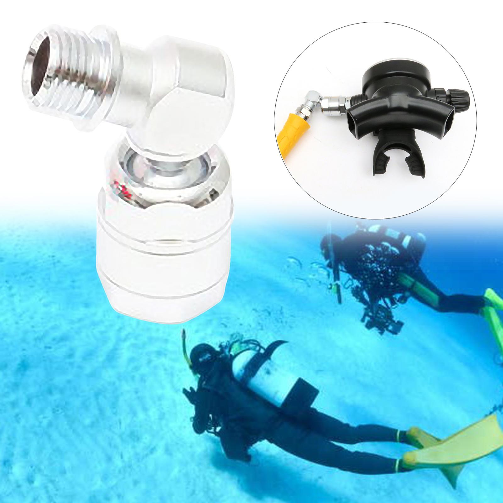 Scuba Diving Regulator 360 Degree Swivel Regulator Second Stage Adapter 52x34x22mm