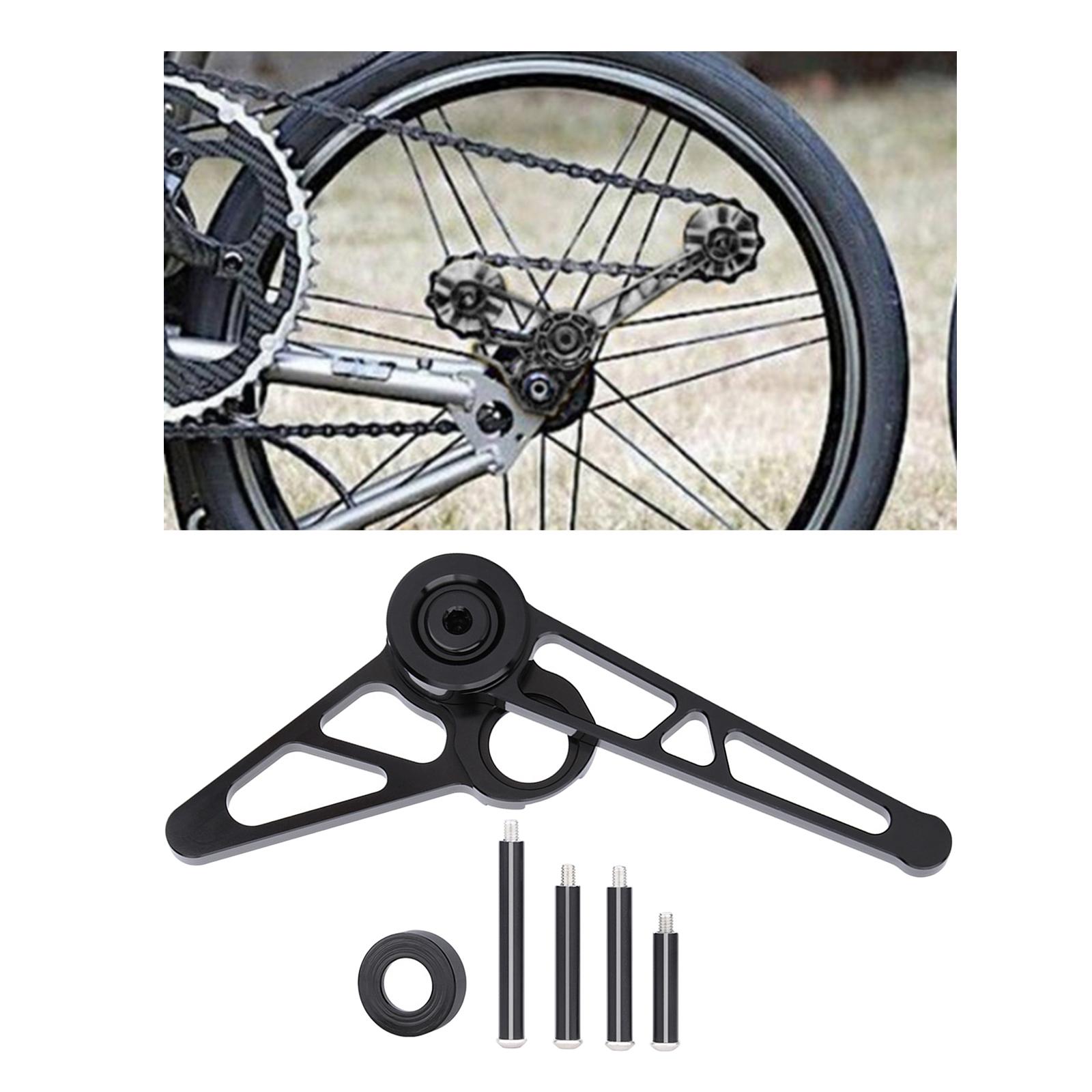 1-6 Speed Chain Tensioner Folding Bike Bicycle Stabilizer  Black 