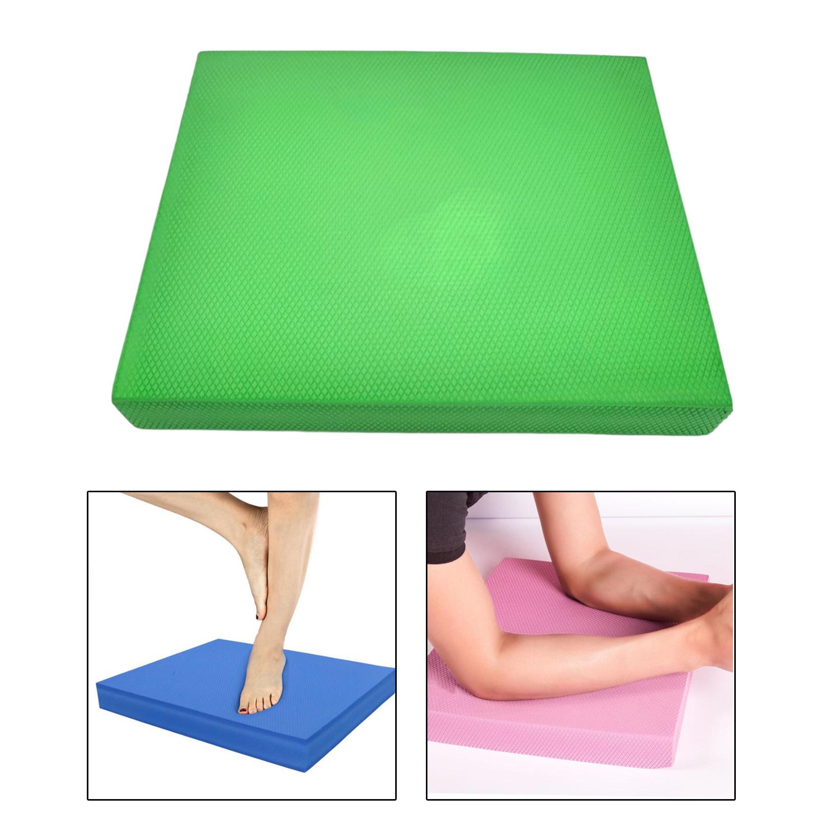 TPE Yoga Mat Board Soft Stability for Pilates Fitness Adults Kids L Green