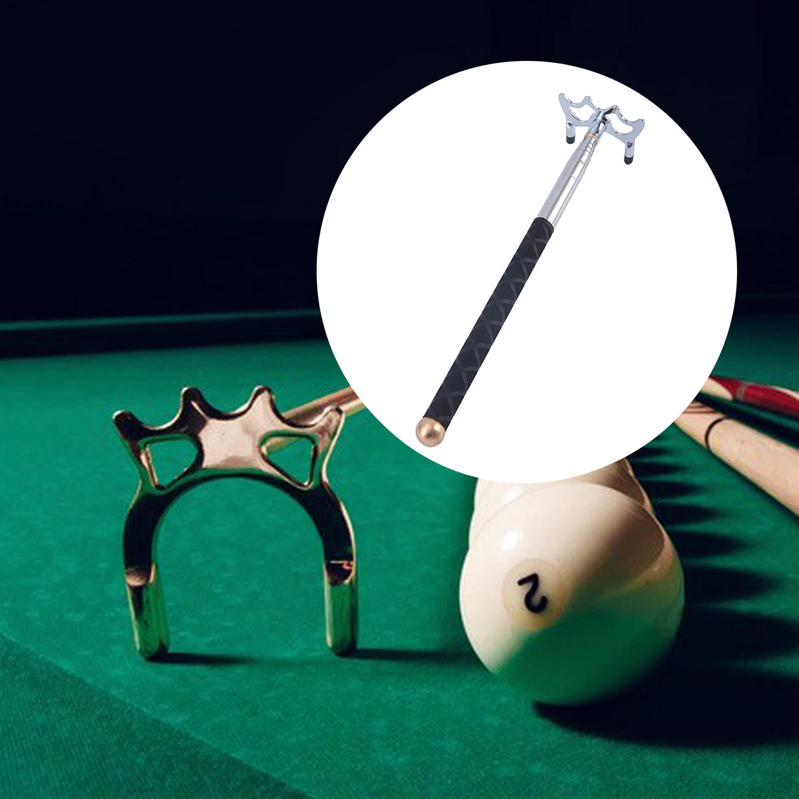 Billiards Cue Stick Bridge with Removable Bridge Head Low Head