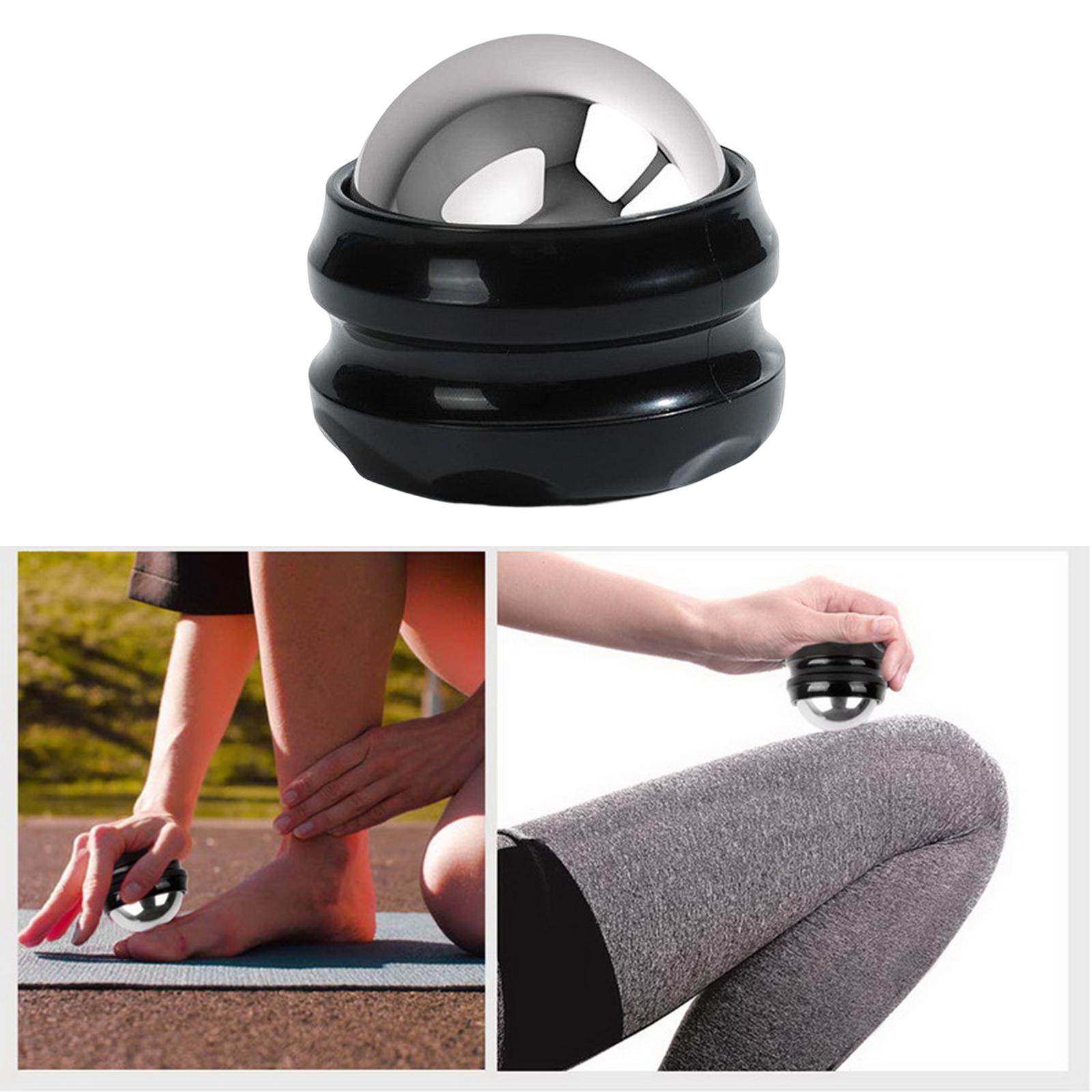 Massage Roller Balls Body Massager for Circulation Spasm Sprain black