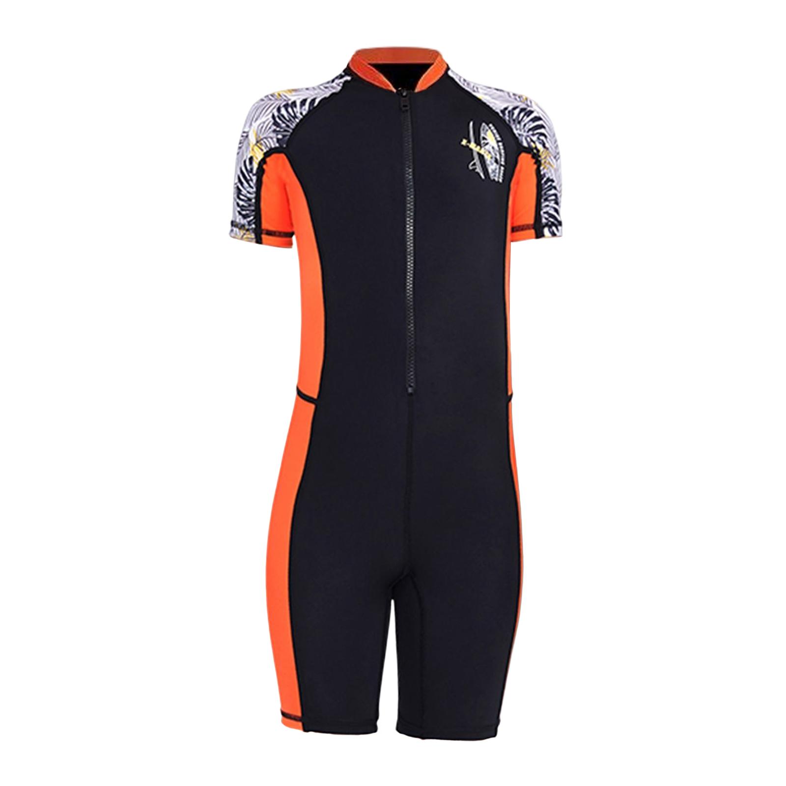 2pcs Wetsuit Swimsuit Bathing Suit for Diving Surfing Swimming StyleJ