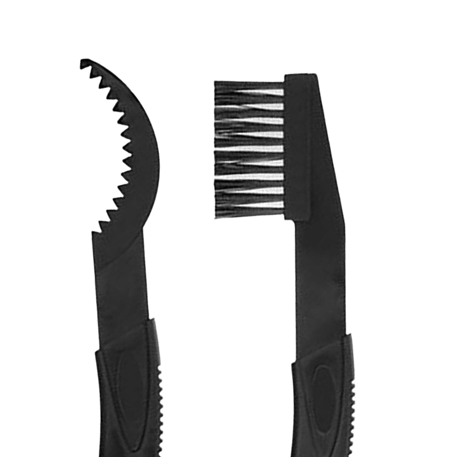 2Pcs Motorcycle Chain Brush Cassette Scrubber Bike Chain Gear Cleaning Brush