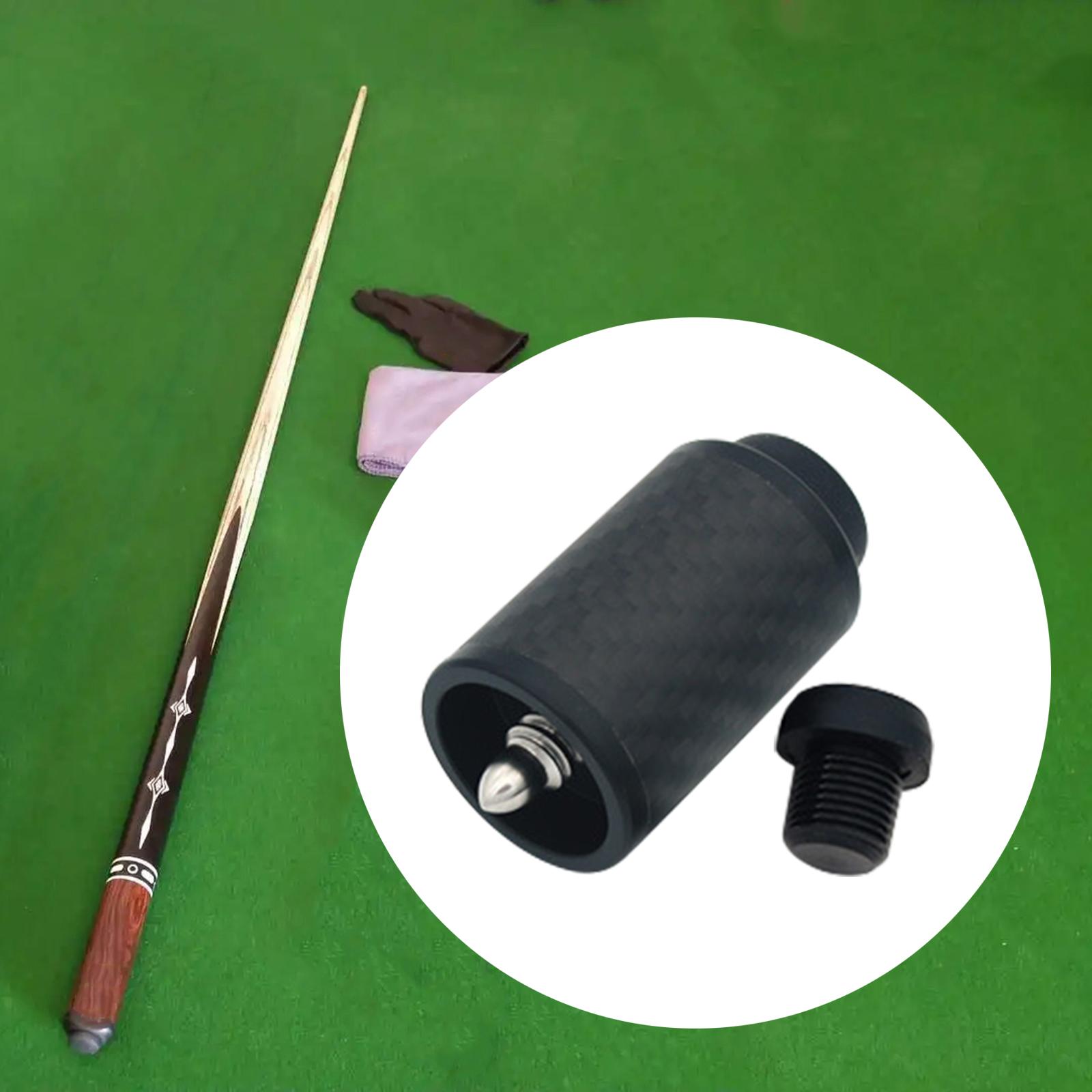 Cue Stick Extender Compact Beginners Attachment Billiards Pool Cue Extension 6.3cm