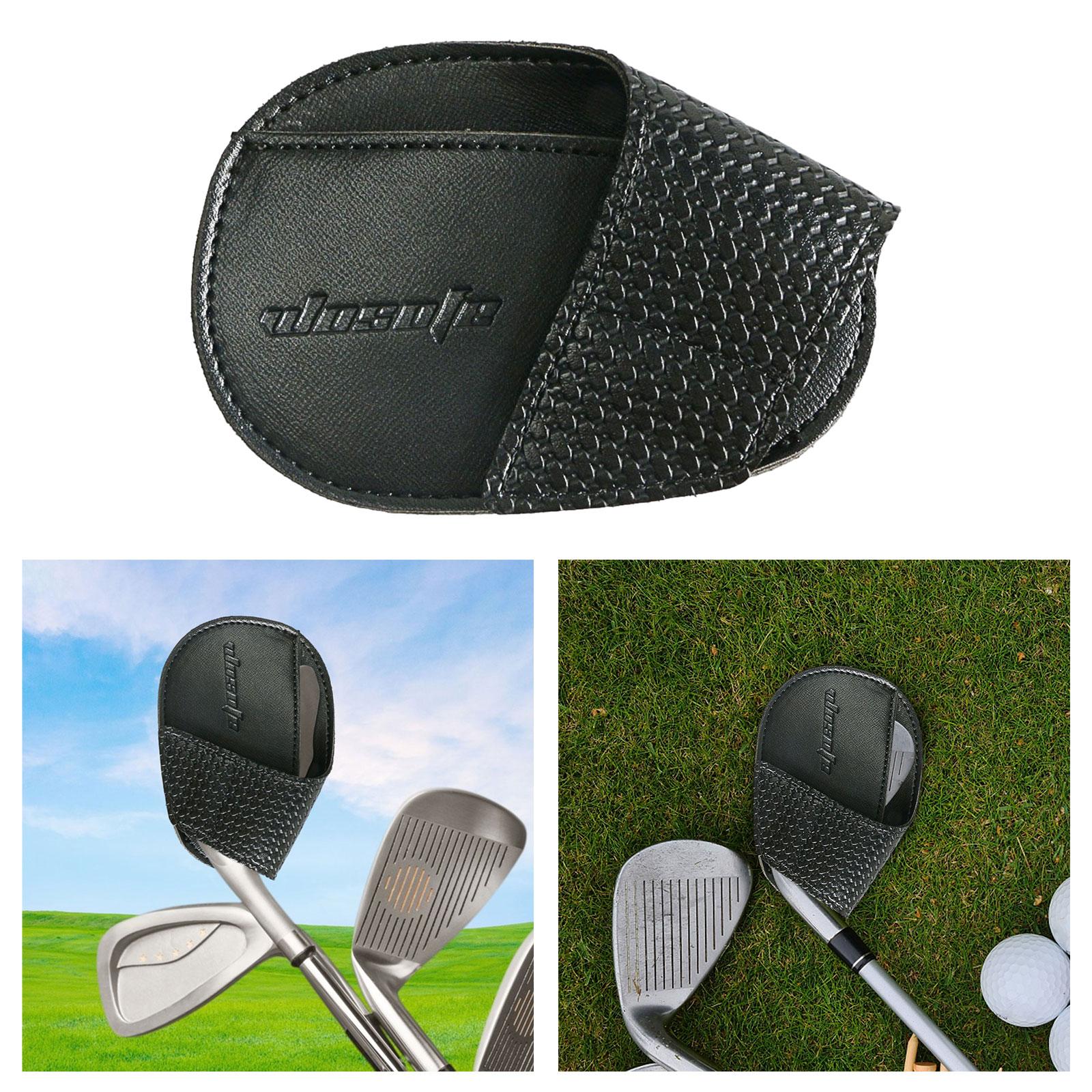 Golf Head Covers for Iron for Athlete Golf Sporting Accessories Golf Playing Black