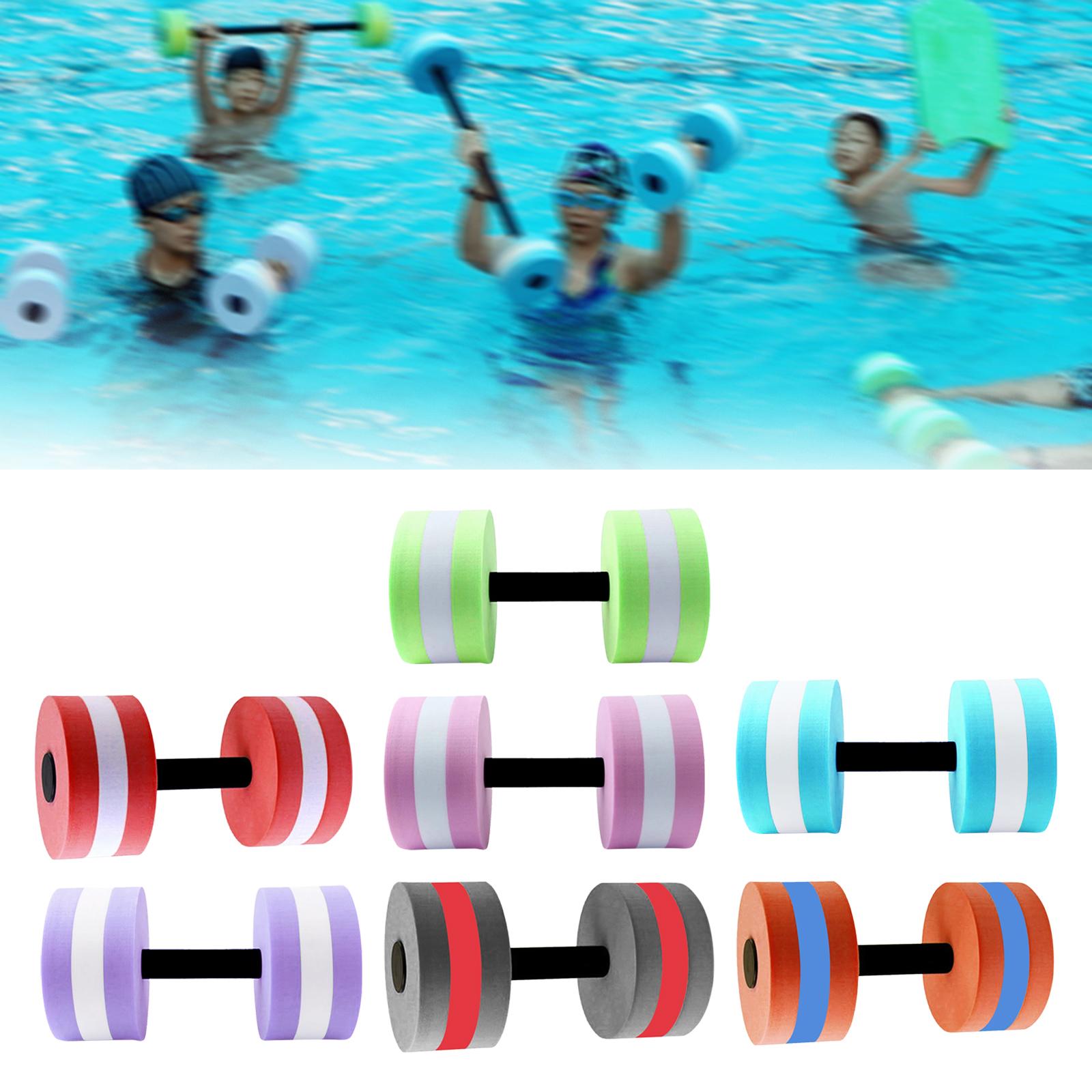 Aquatic Dumbbell Water Dumbells Aquatic Barbell Float Men Women Swim Barbell Green